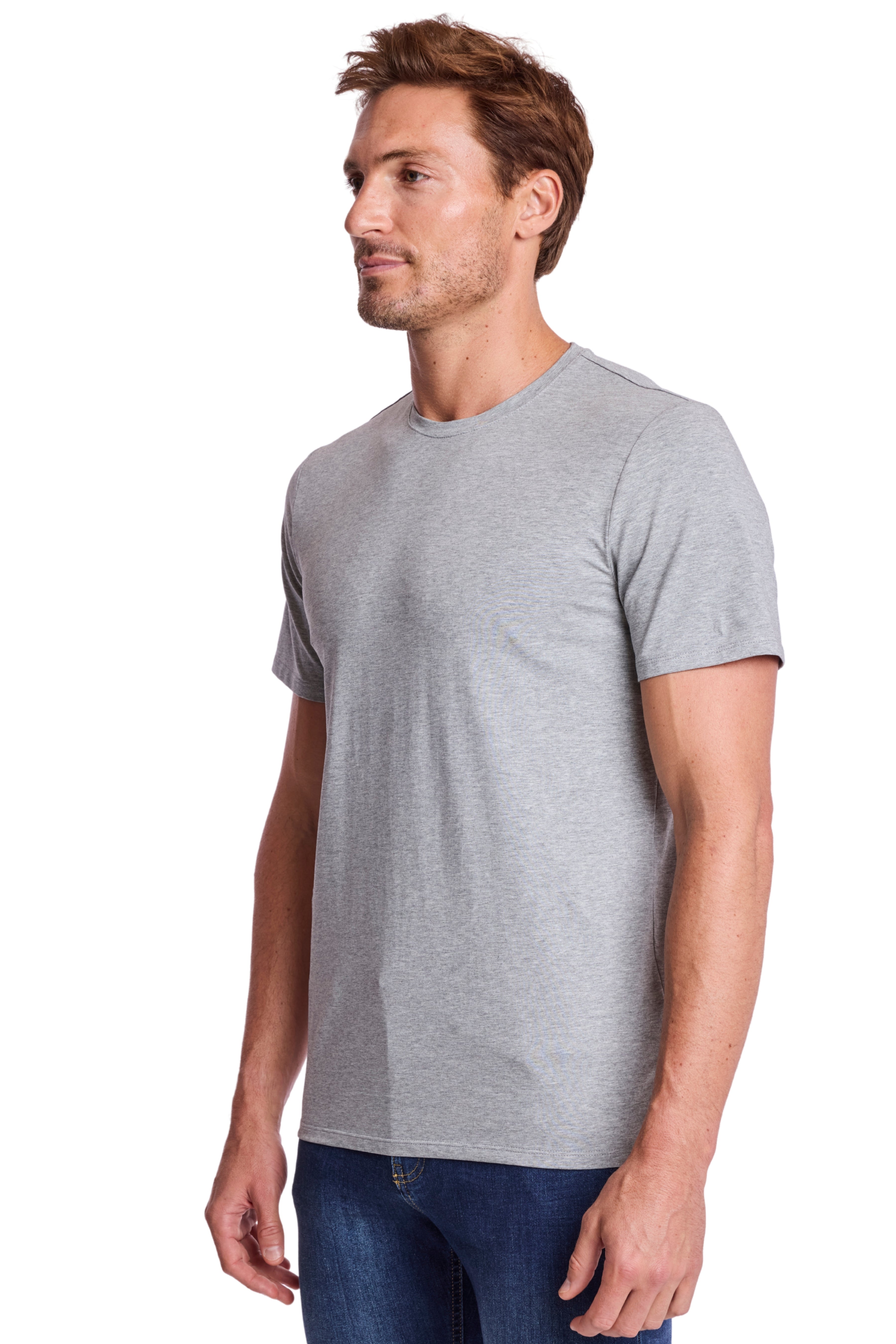 Lucas Crew T - Light Grey
