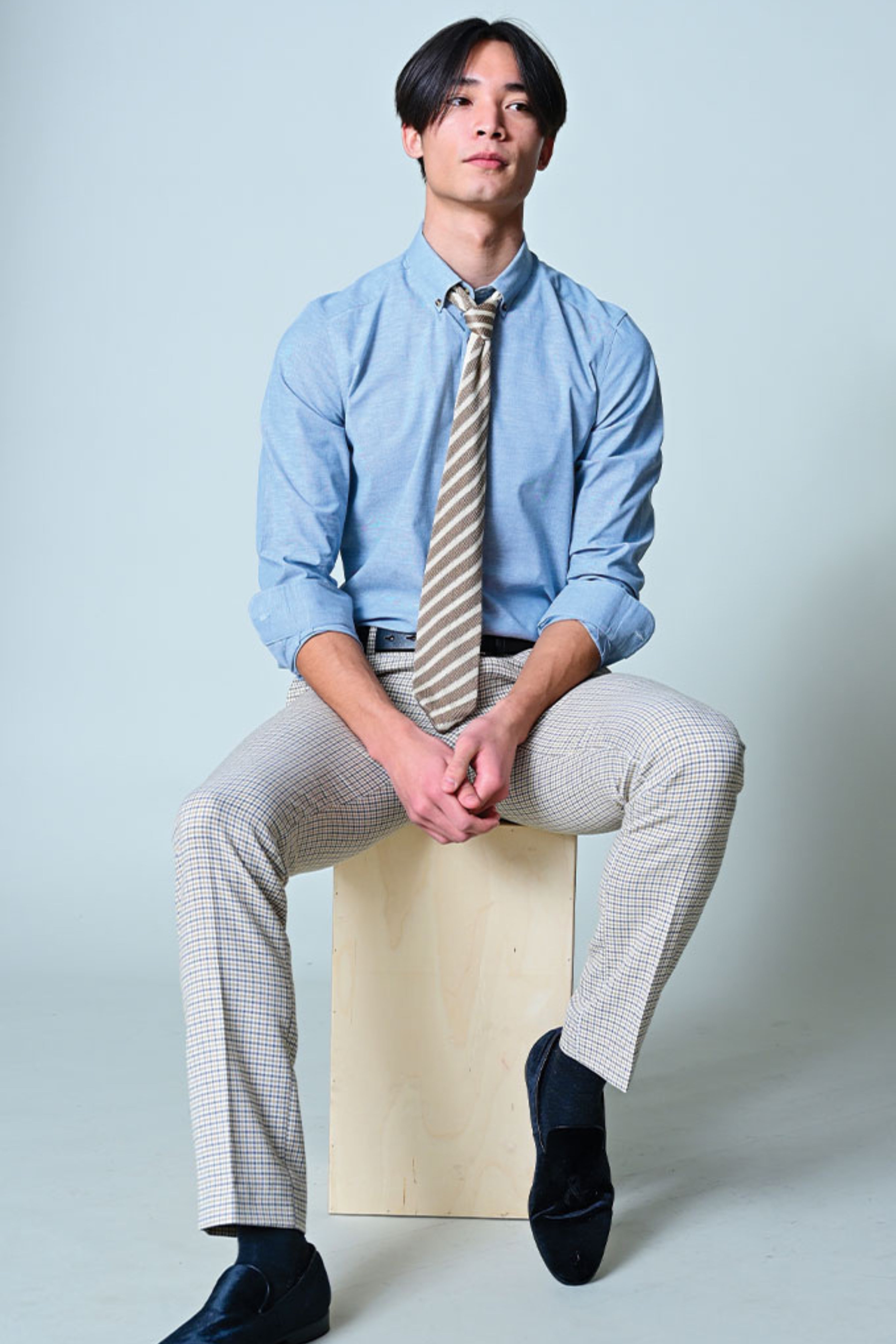 Brian Button Down Shirt - Blue Chambray