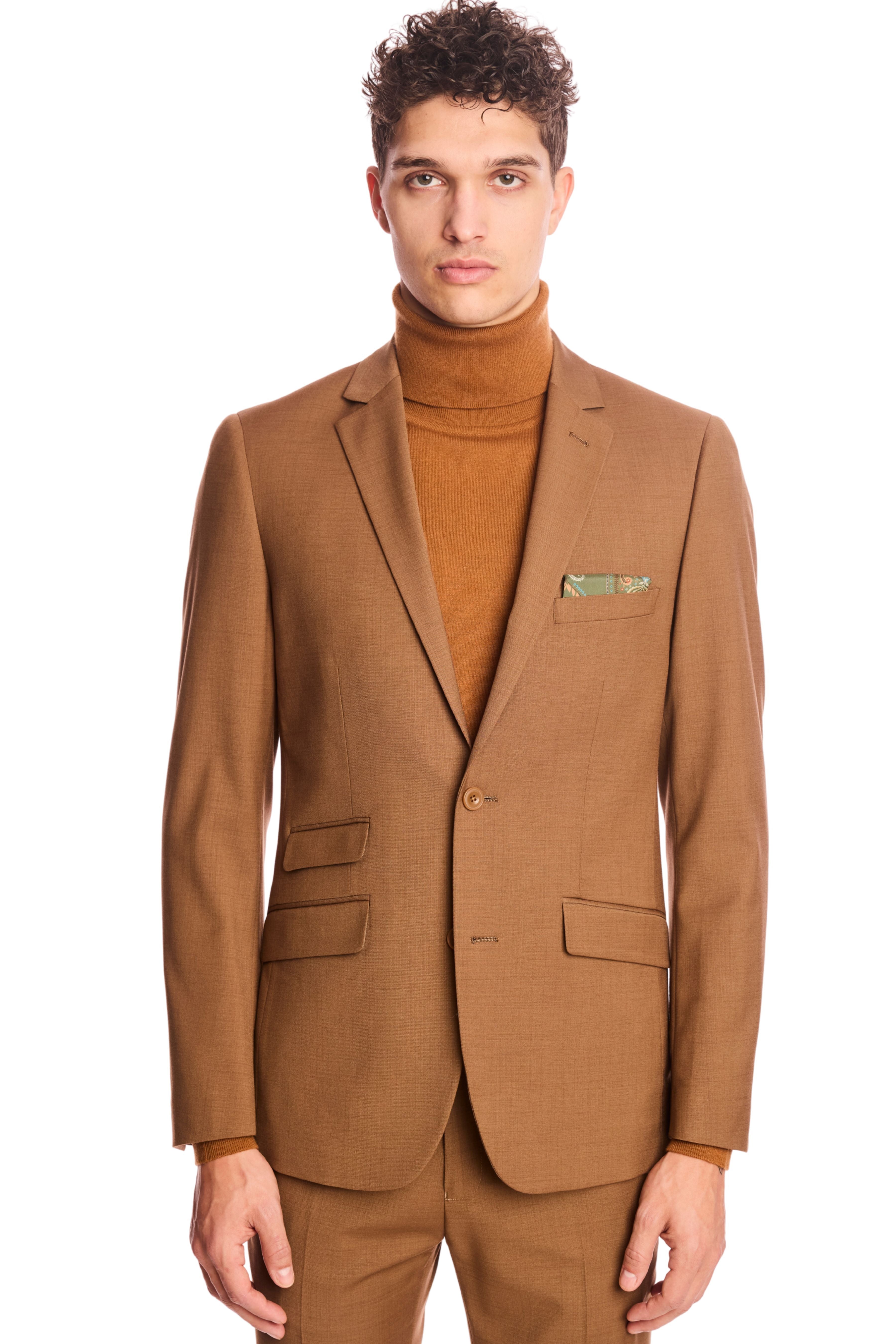 Dover Notch Jacket - slim - Deep Tan