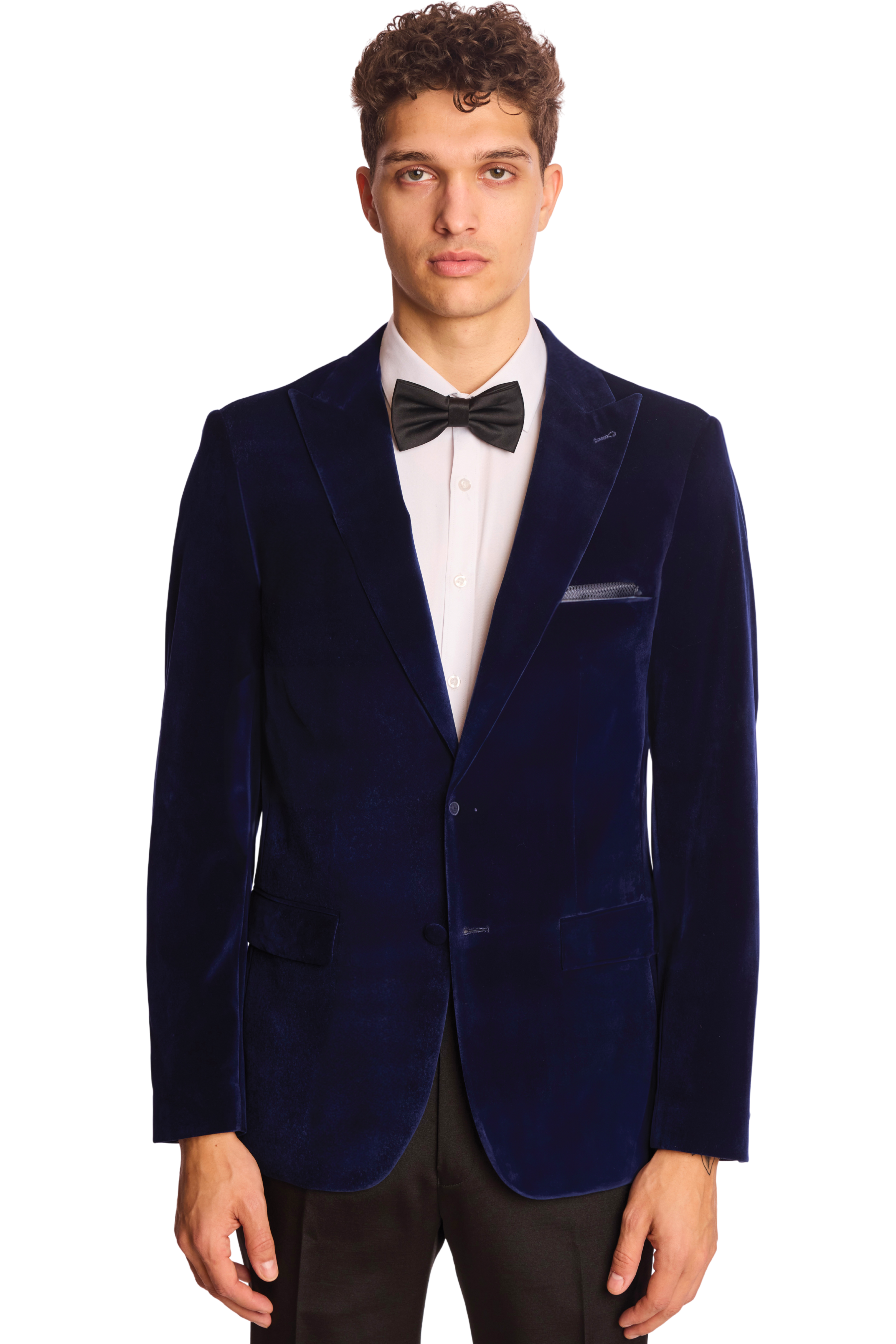 Kyle Big Peak Tux Jacket - slim - Dusk Velvet