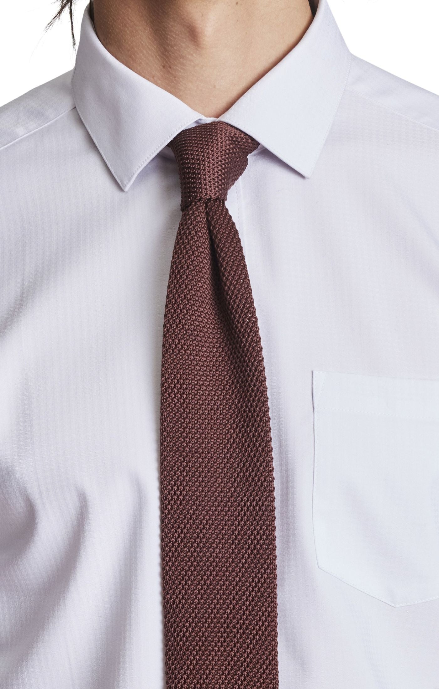 Stanley Knit Tie - Chocolate