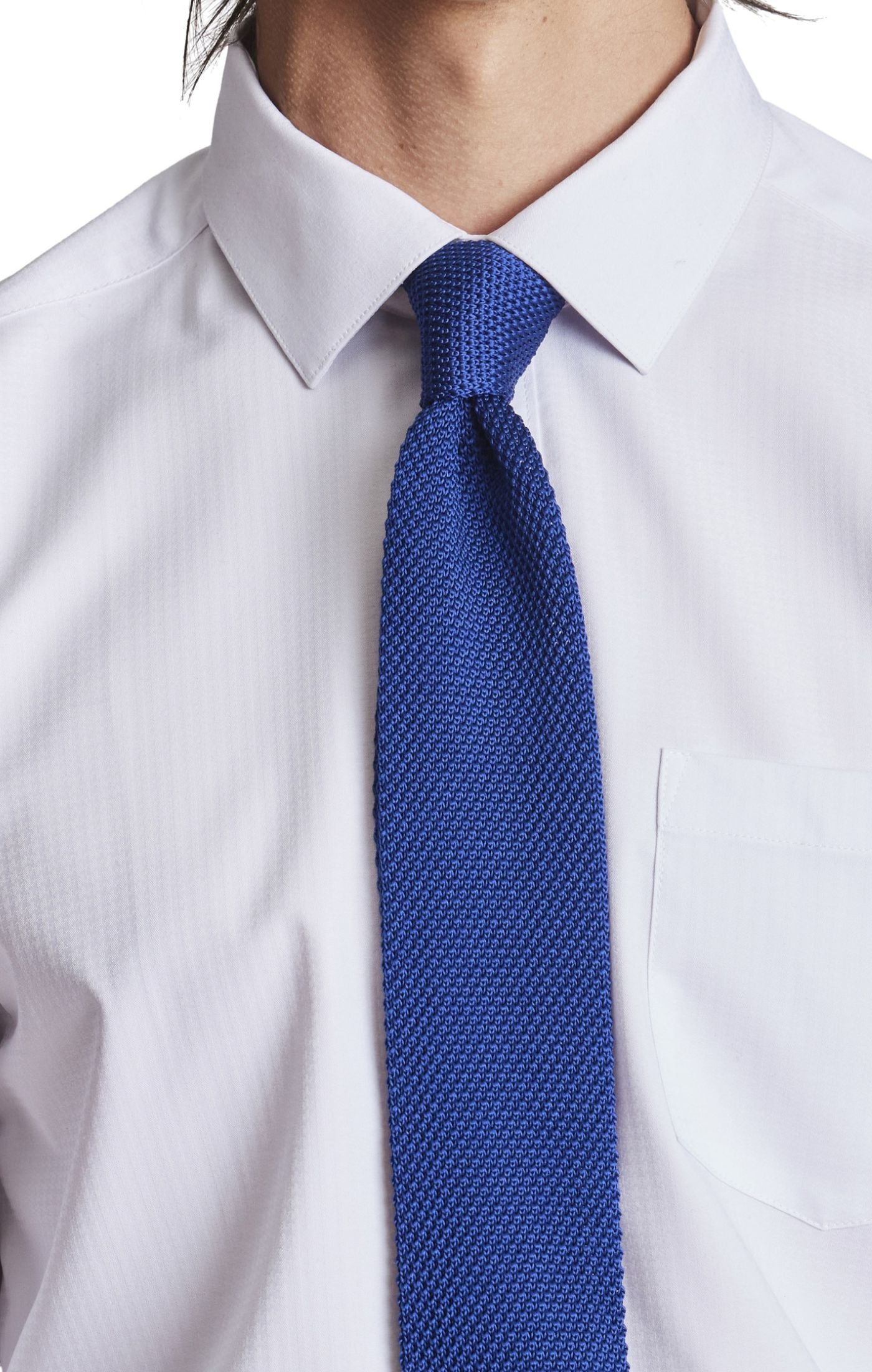 Stanley Knit Tie - Deep Royal