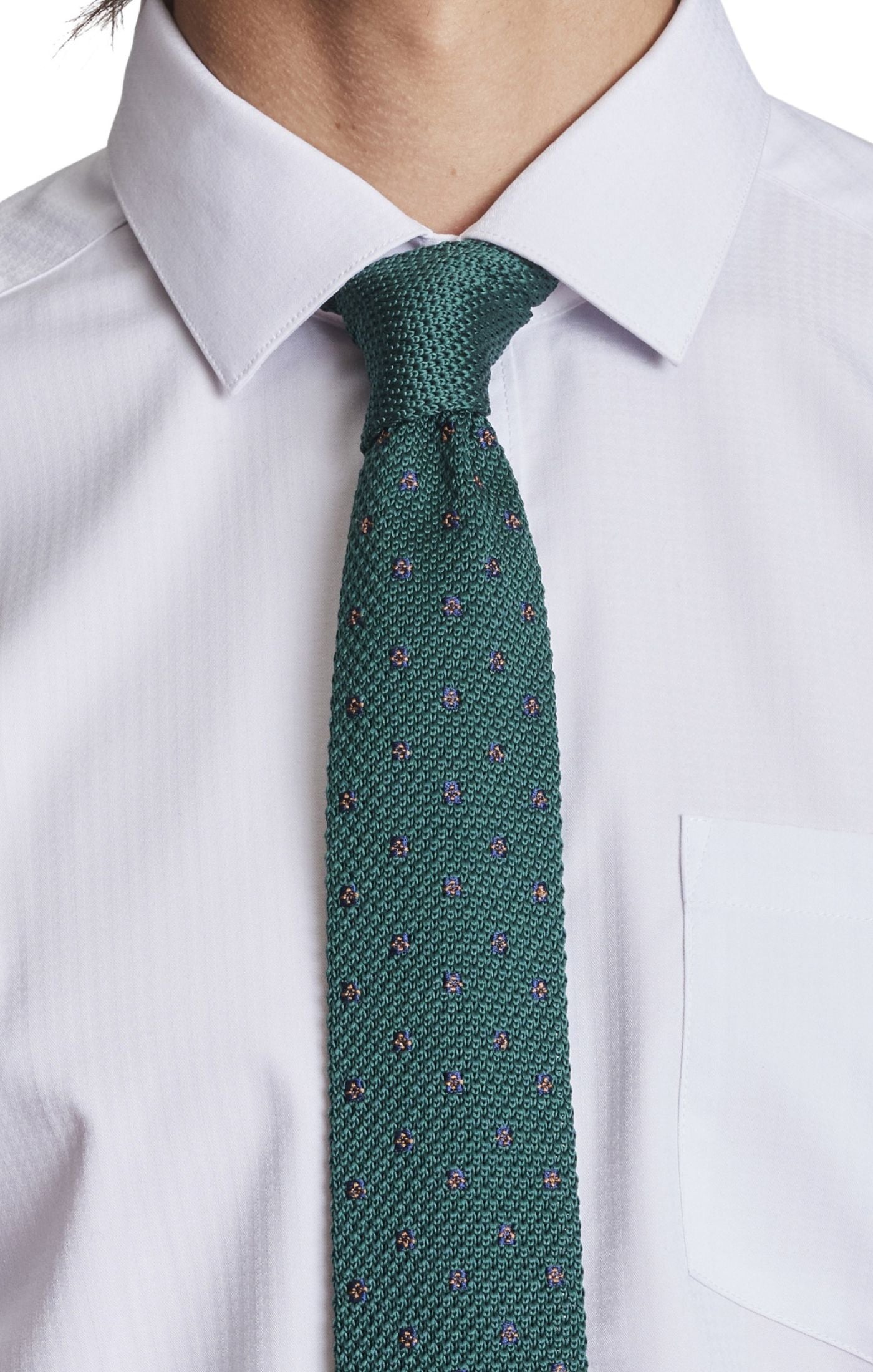 Stanley Micro Dot Knit Tie - Pineland