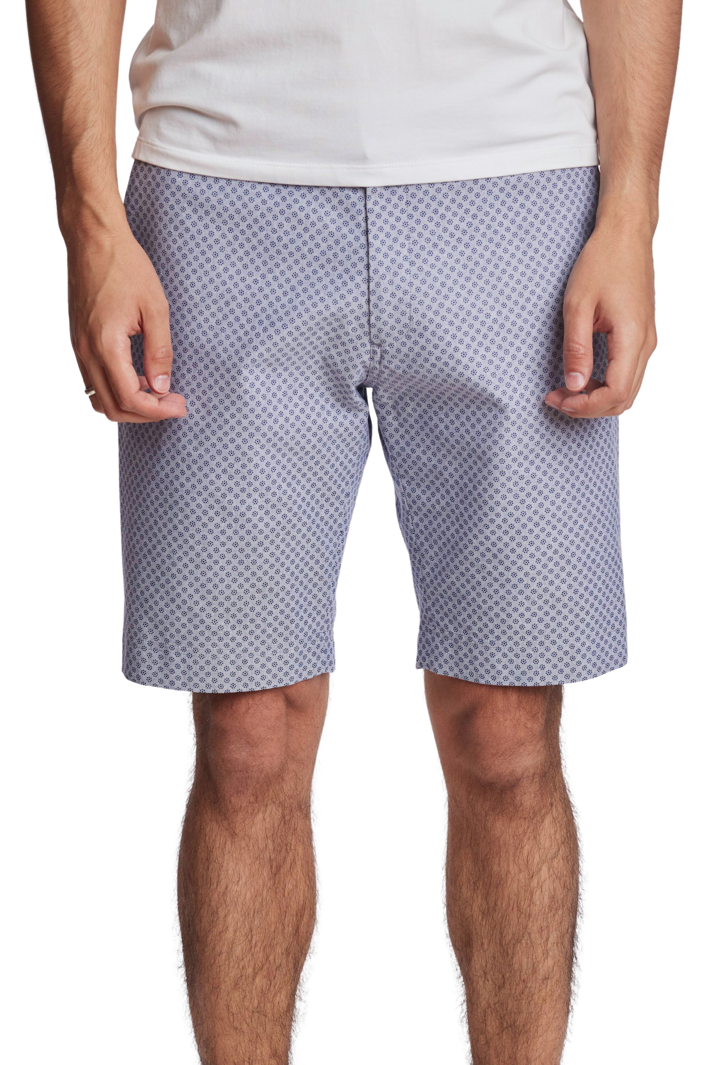 Felix Shorts - slim - Blue Navy Flower