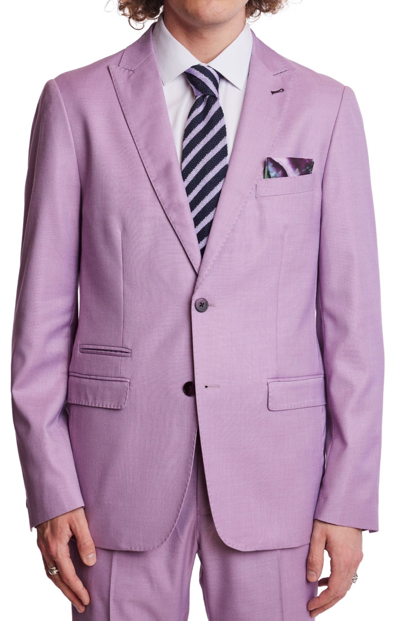 Ashton Peak Jacket  - slim - Lilac Shark