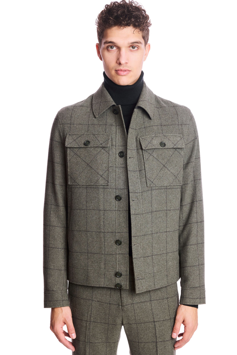 RRL WOOL TWEED WINDOWPANE JACKET 名作 RRL WOOL TWEED WINDOWPANE JACKET 名作 - メルカリ