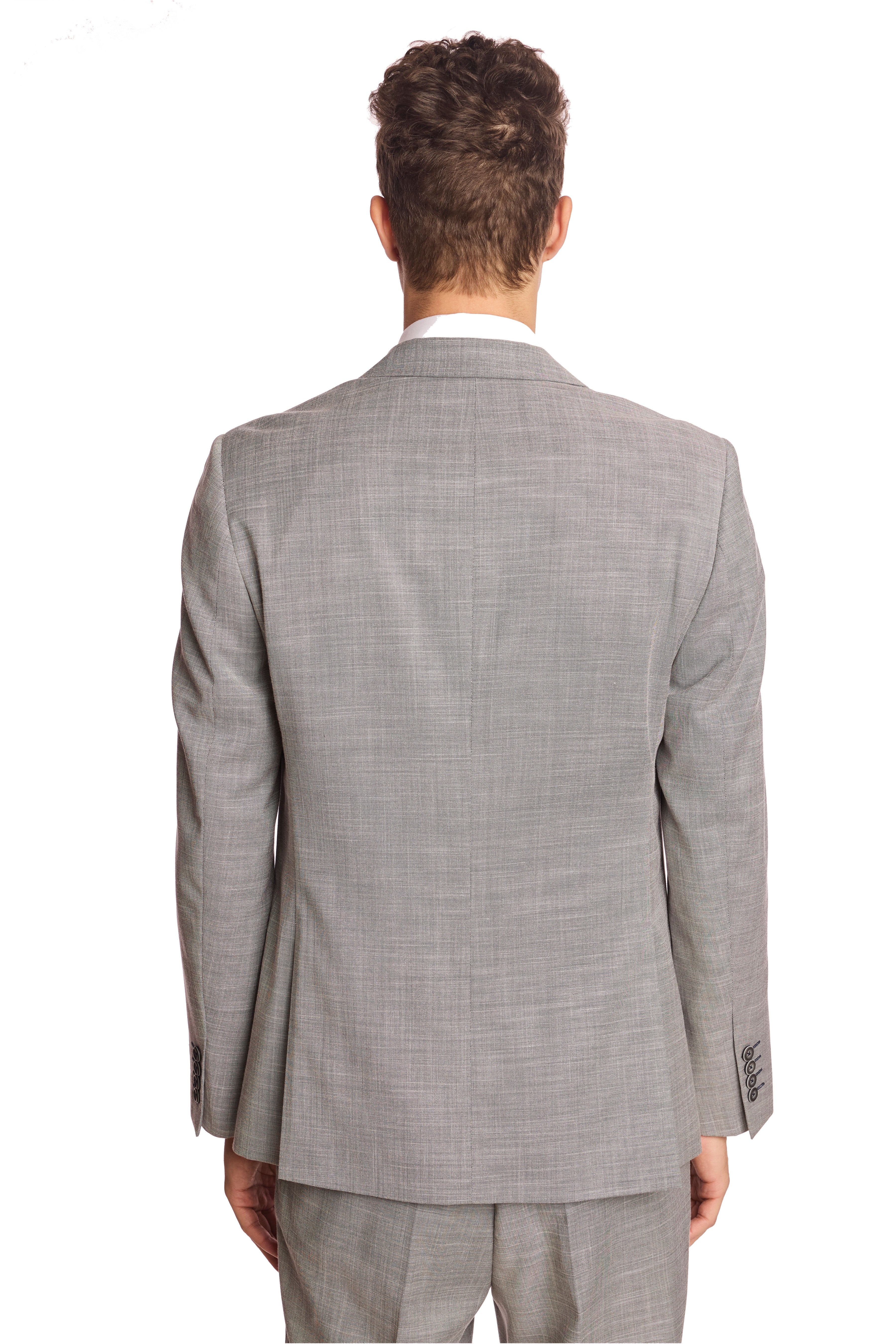 Modern Fit - Dover Notch Jacket - Light Grey Shark