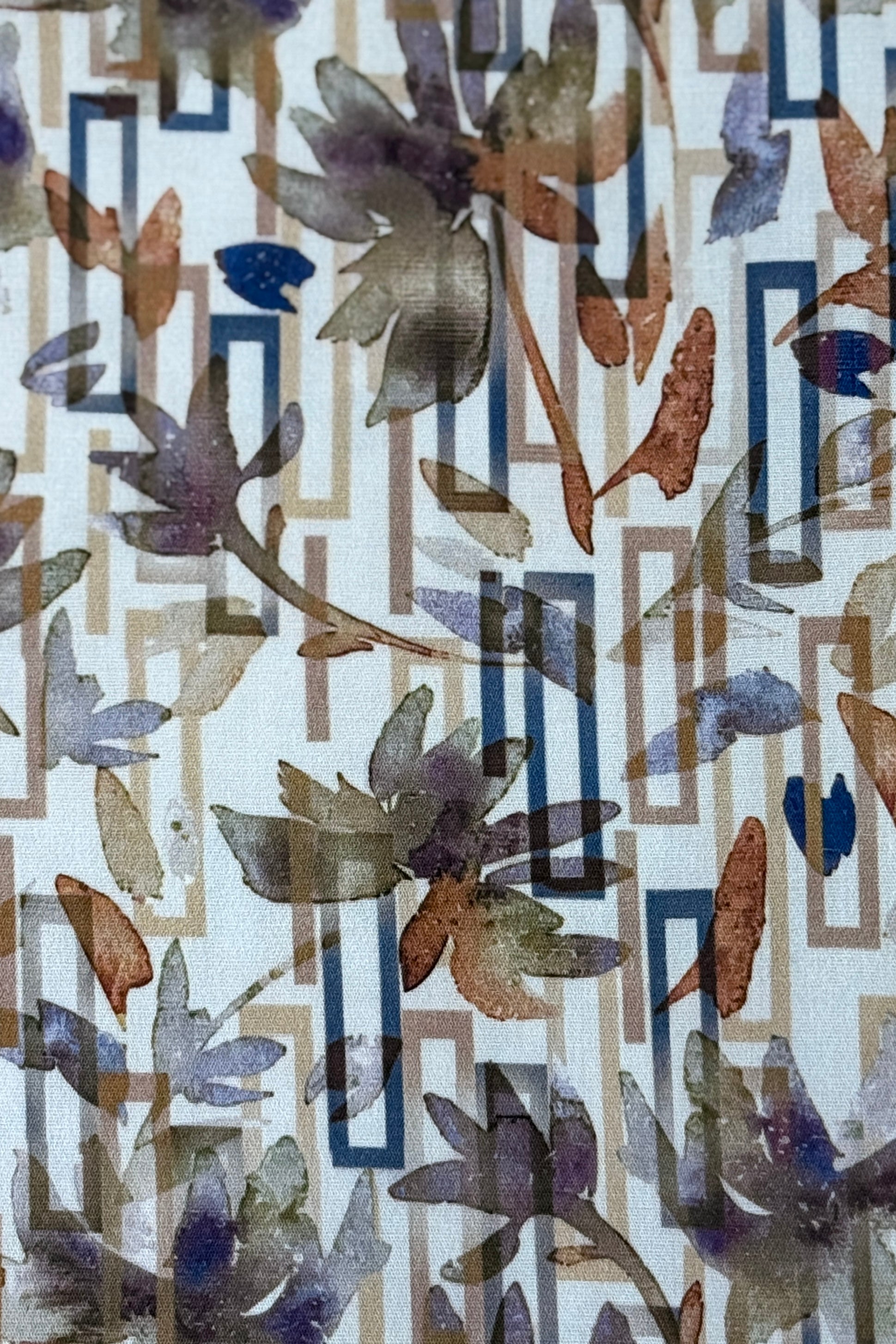 Camp Collar Shirt - Deep Teal Tobacco Multi