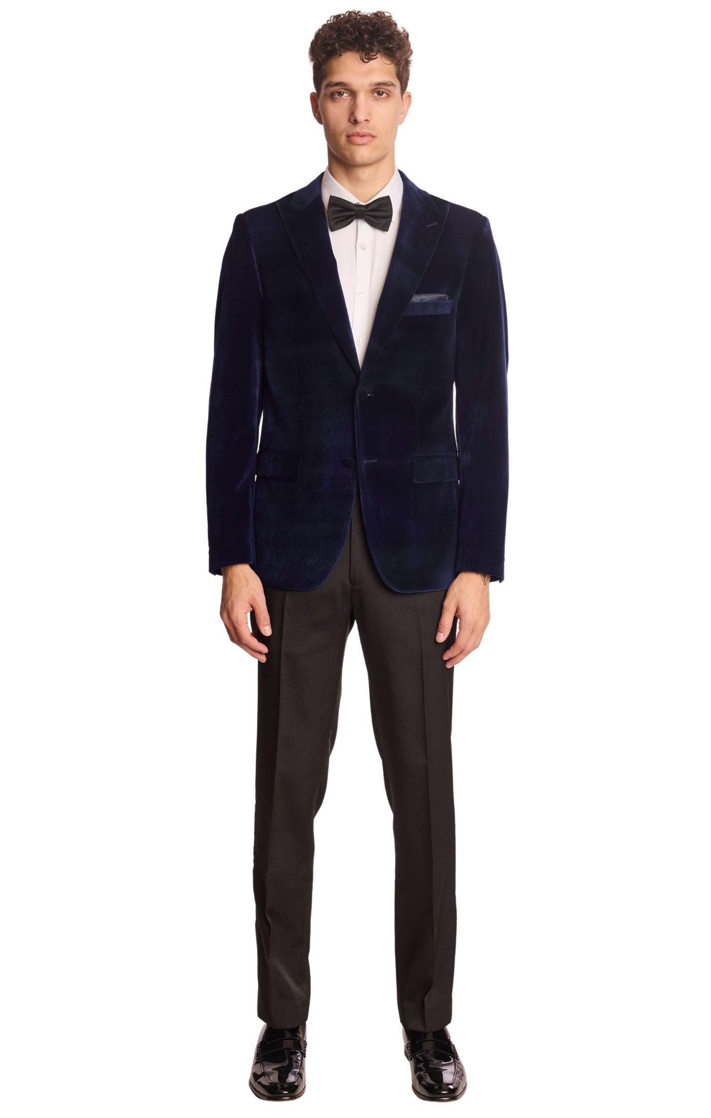 Kyle Big Peak Tux Jacket - slim - Dusk Velvet