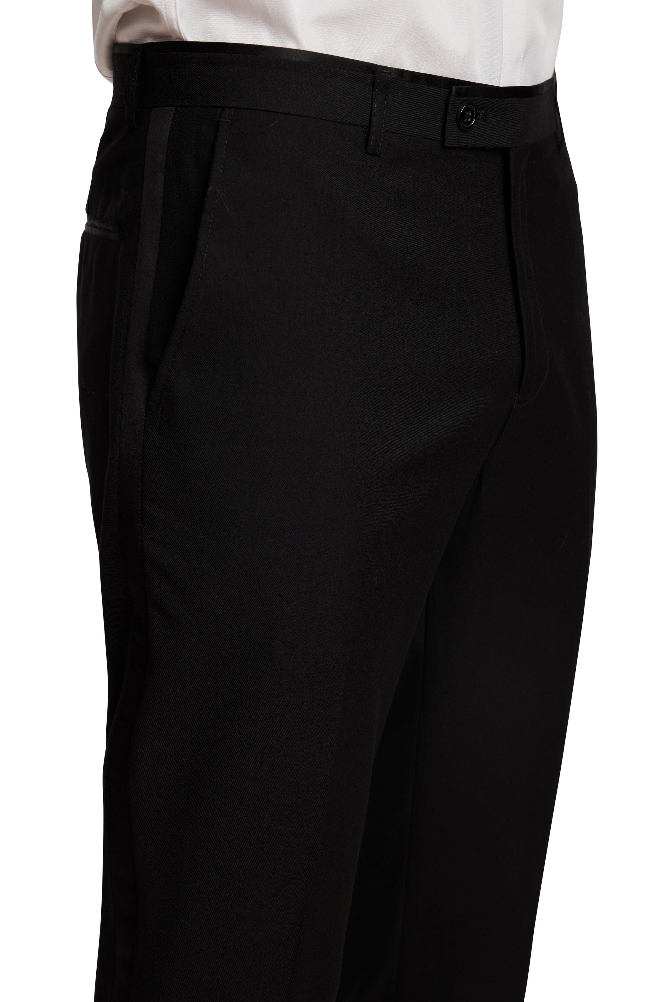 Sloane Tuxedo Pants - Slim - Black