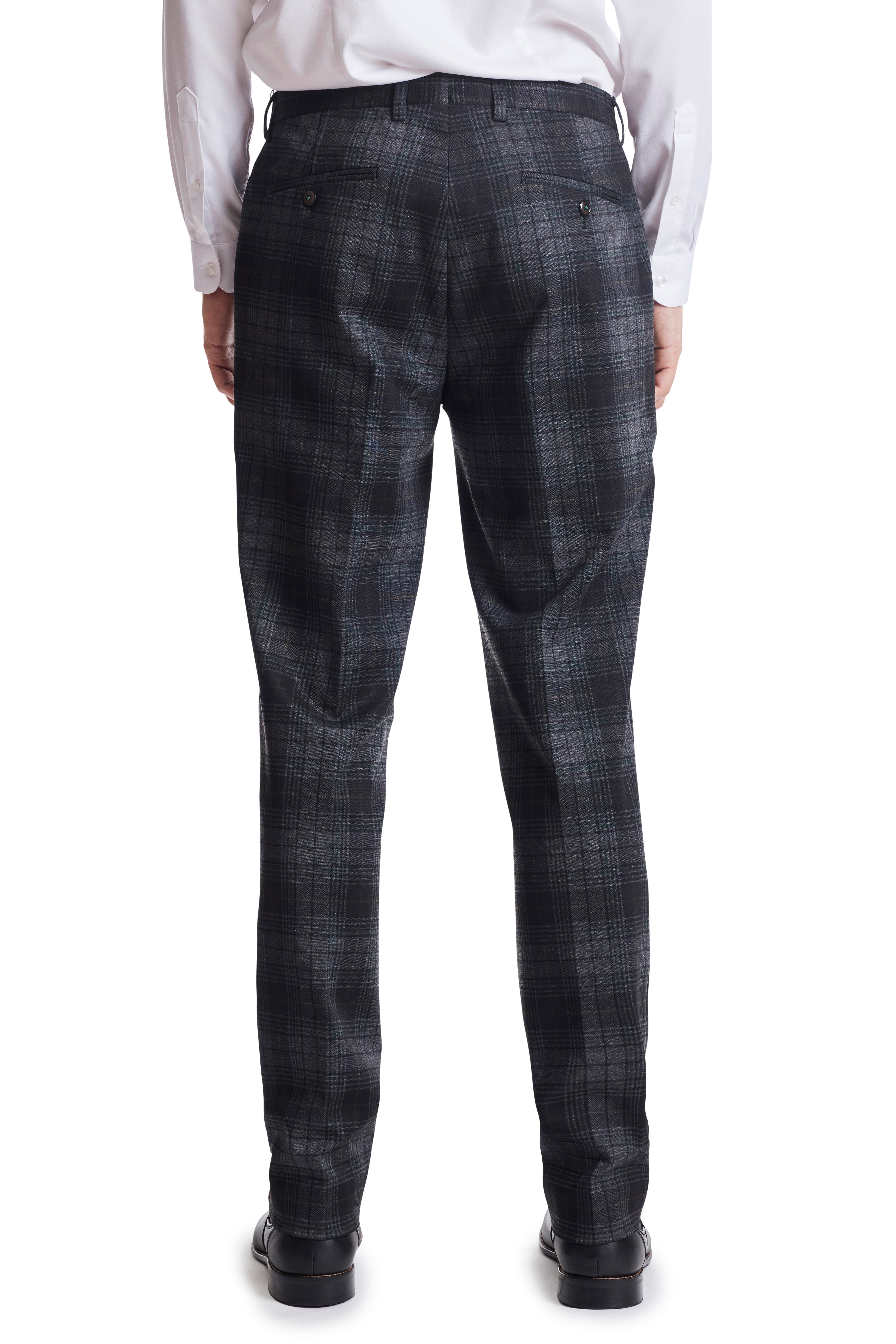 Downing Pants - slim - Char Pine Plaid
