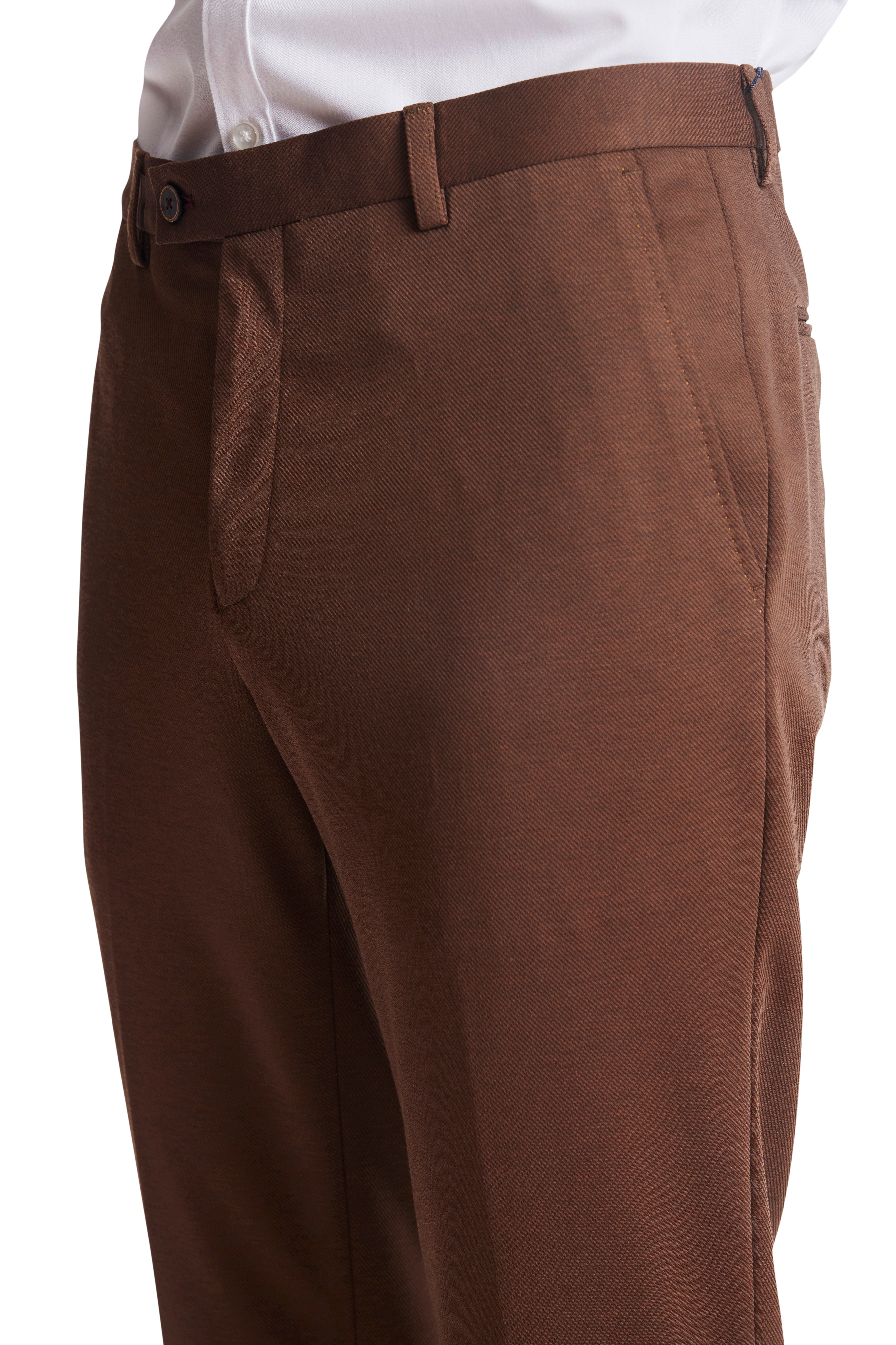 Downing Pick Stitch Pants - slim - Whiskey