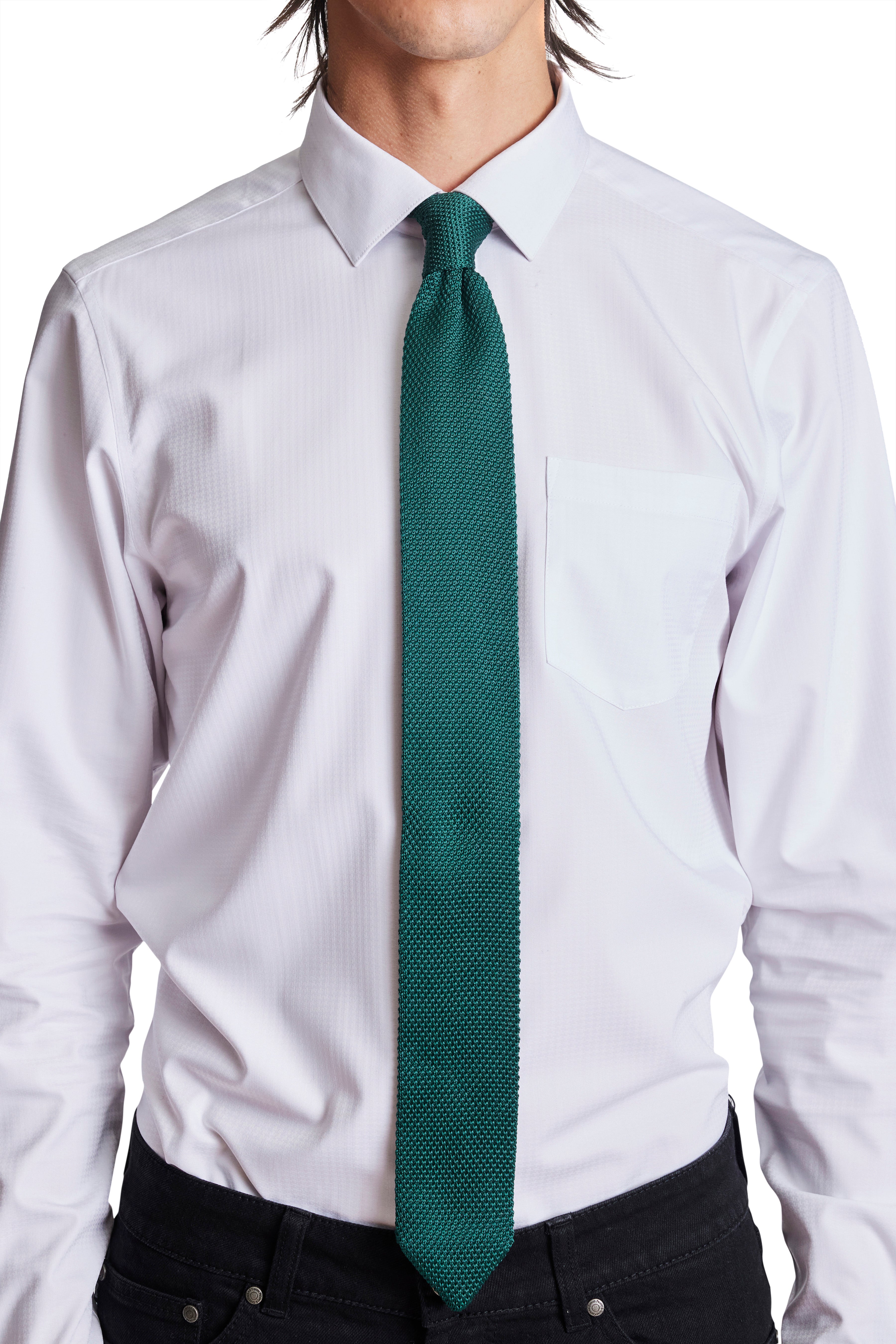 Stanley Knit Tie - Pine
