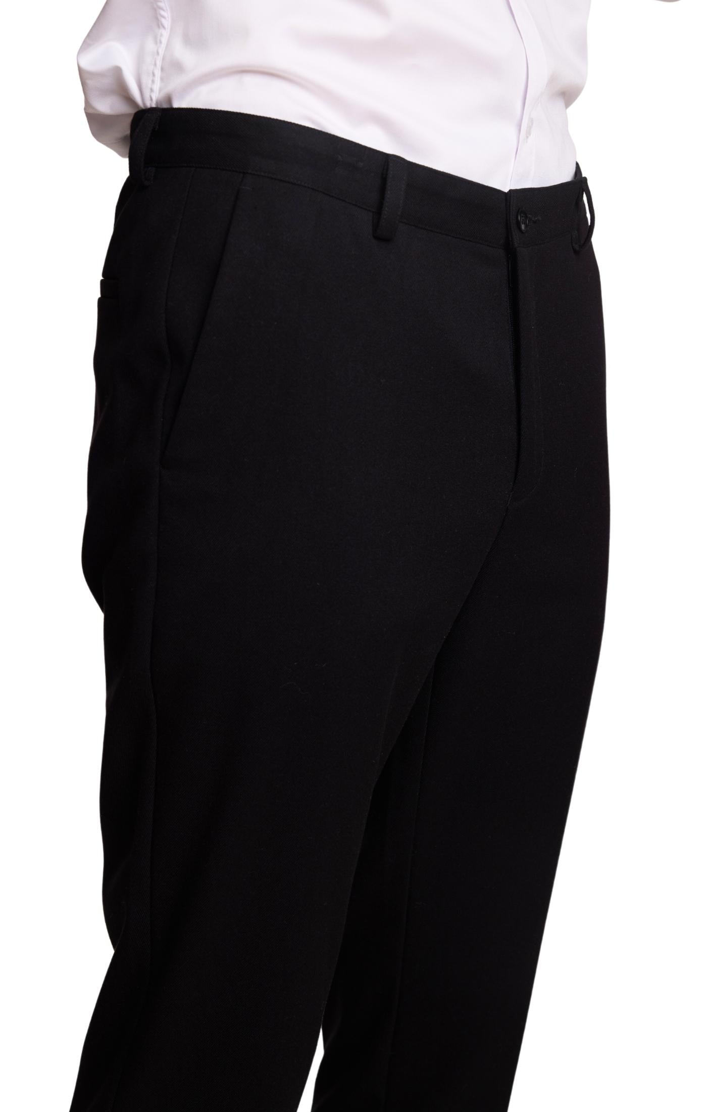 Downing Pants - slim - Black Knit