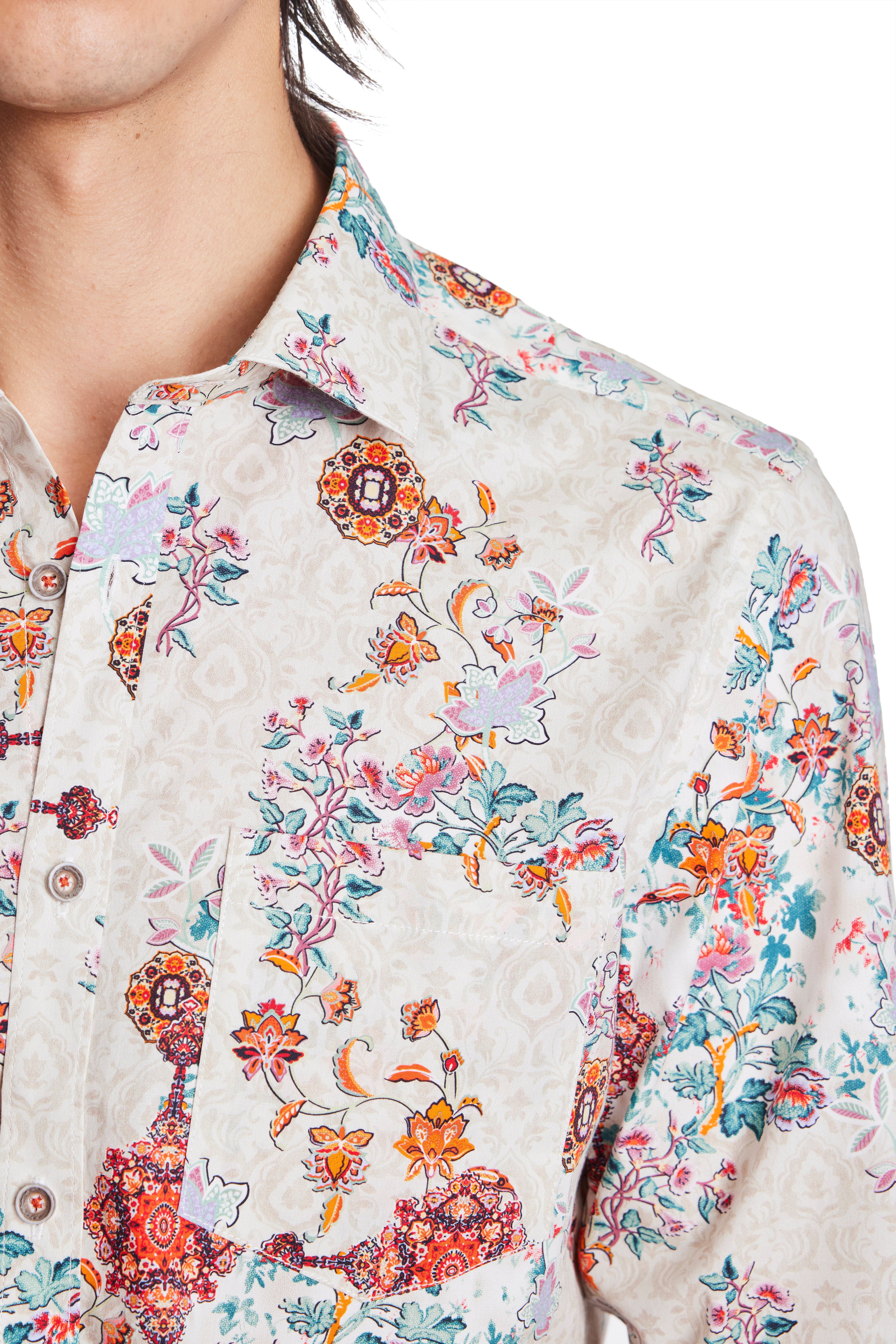 Samuel Spread Collar Shirt - Namaste