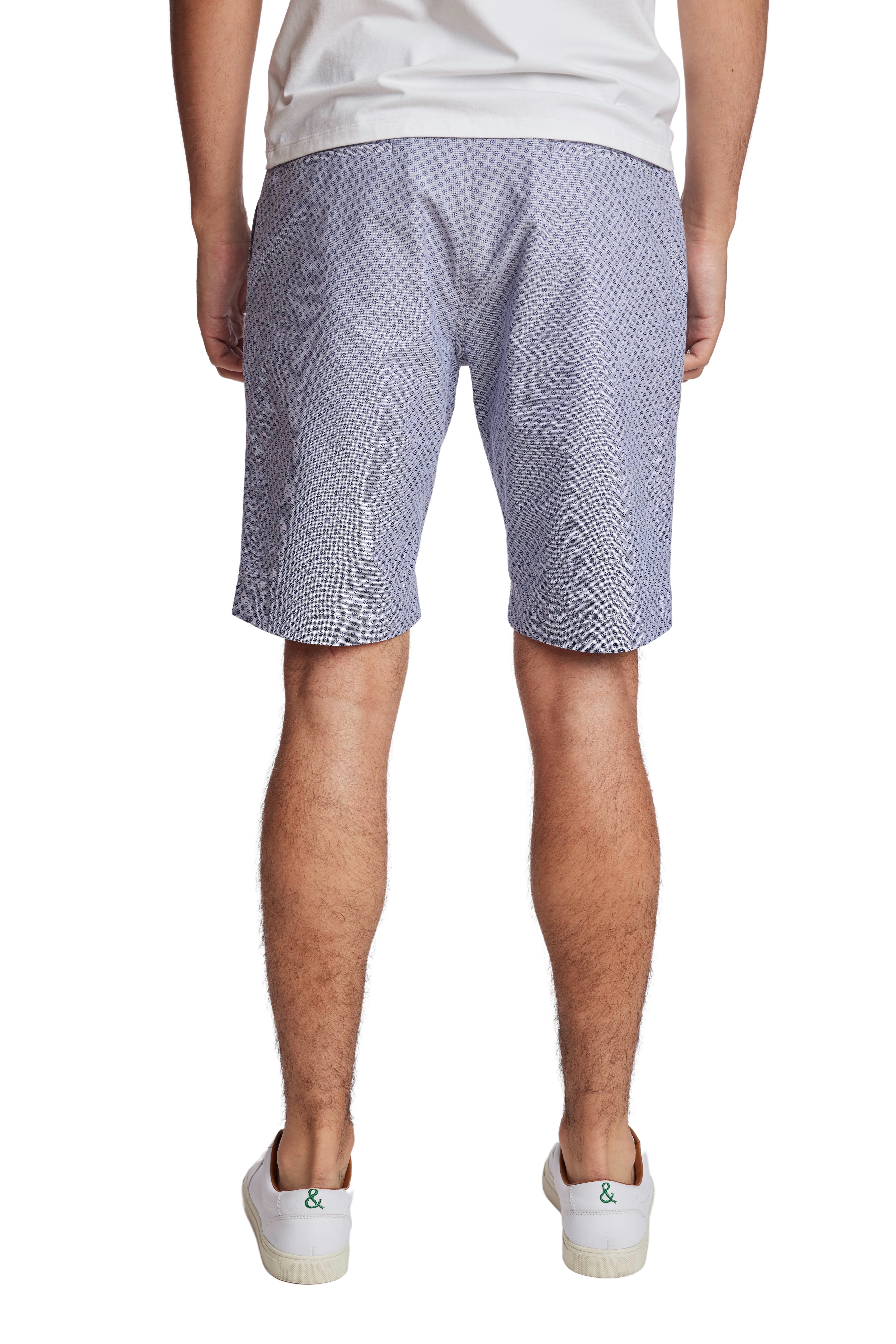Felix Shorts - slim - Blue Navy Flower
