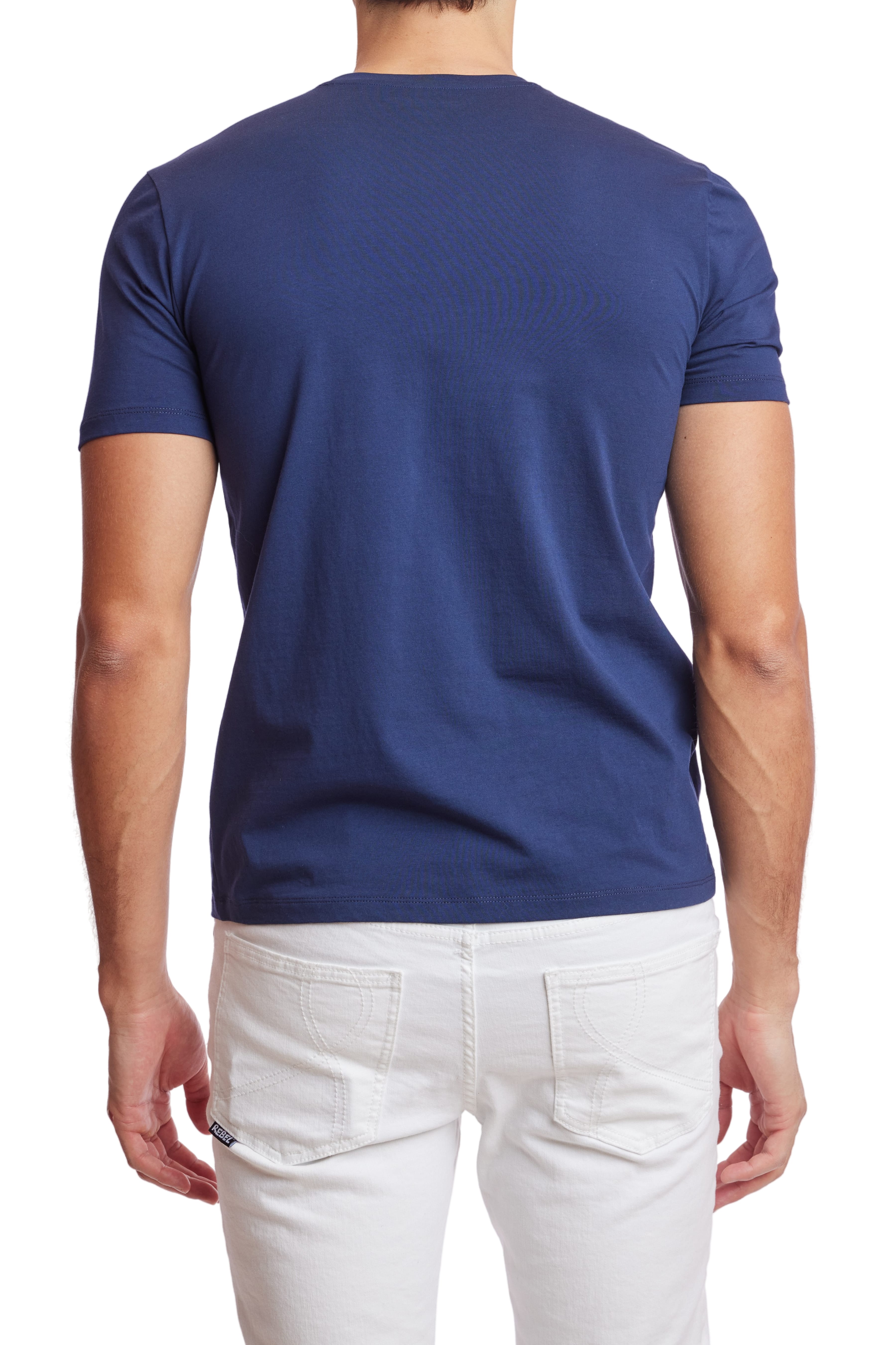 Lucas Crew T-shirt - Navy Blue