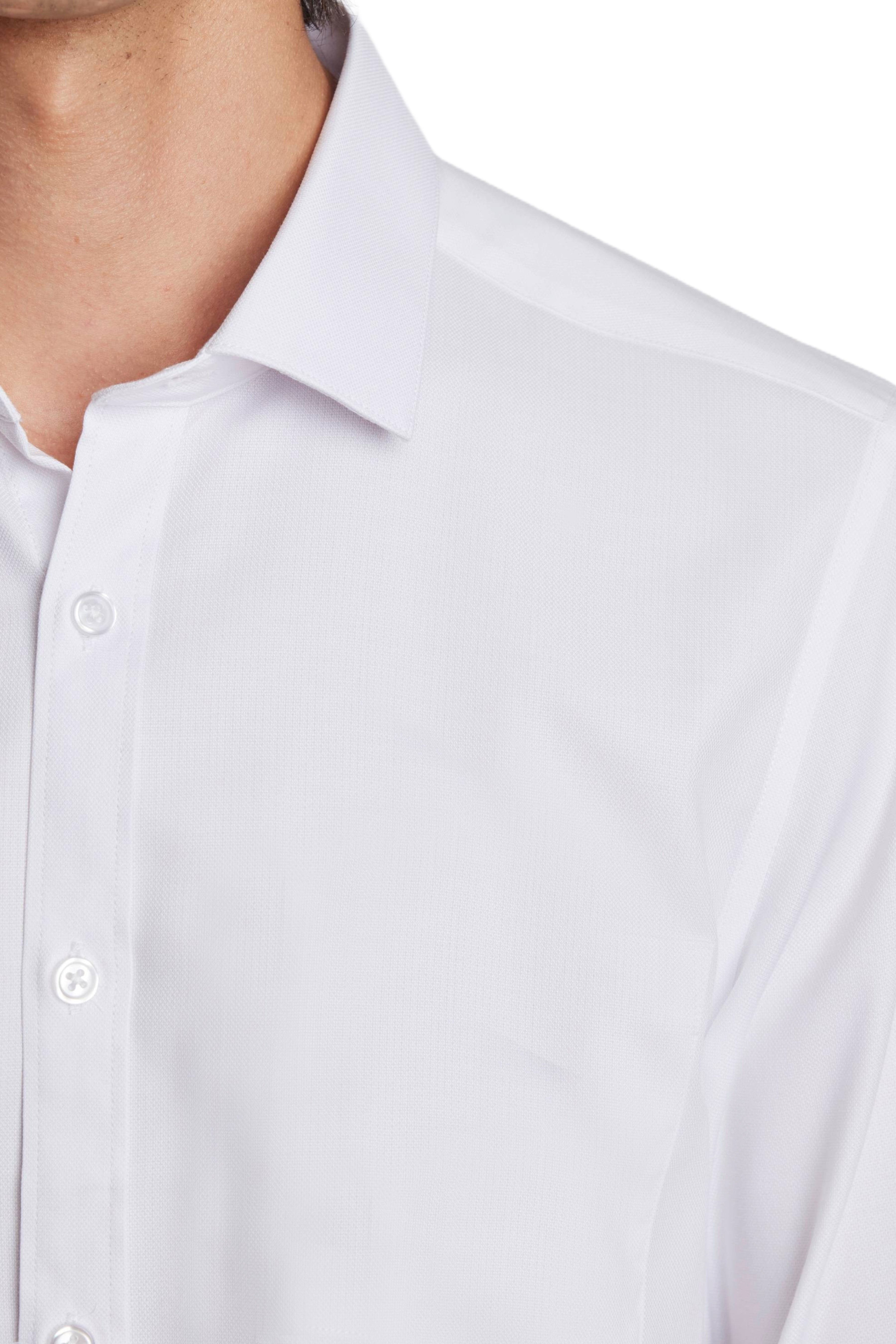 Samuel Spread Collar Shirt - All White