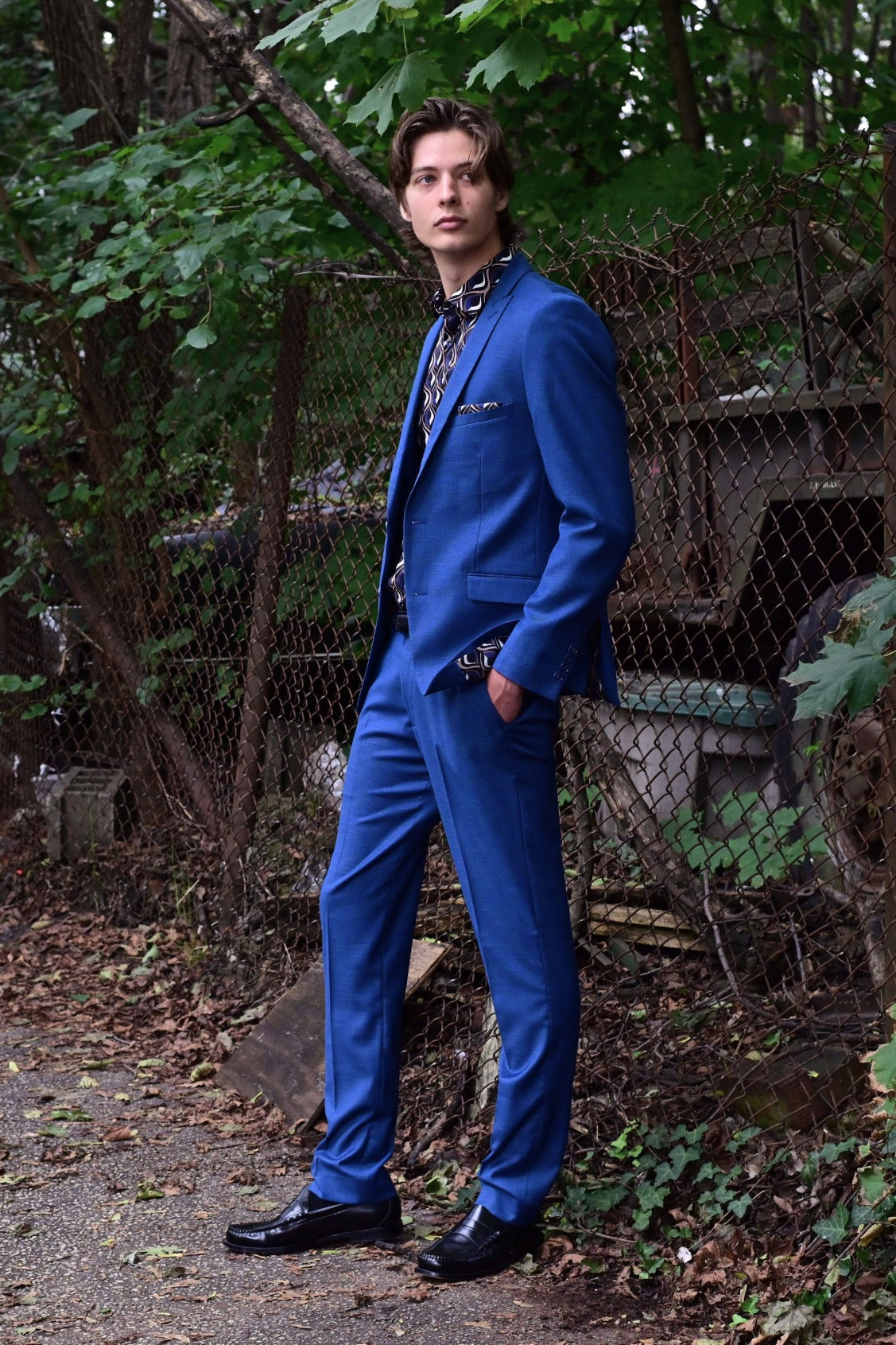 Modern Fit - Ashton Peak Jacket - Dark Blue Shark