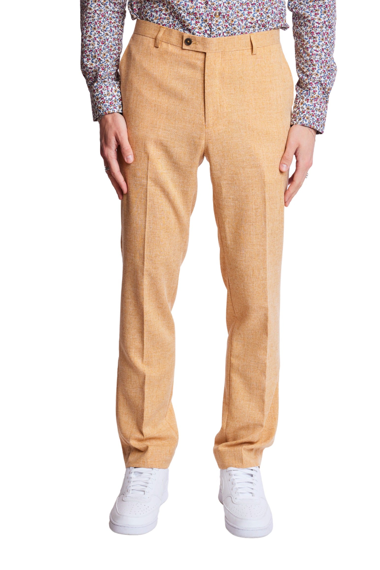 Downing Pants - slim - Mustard Melange