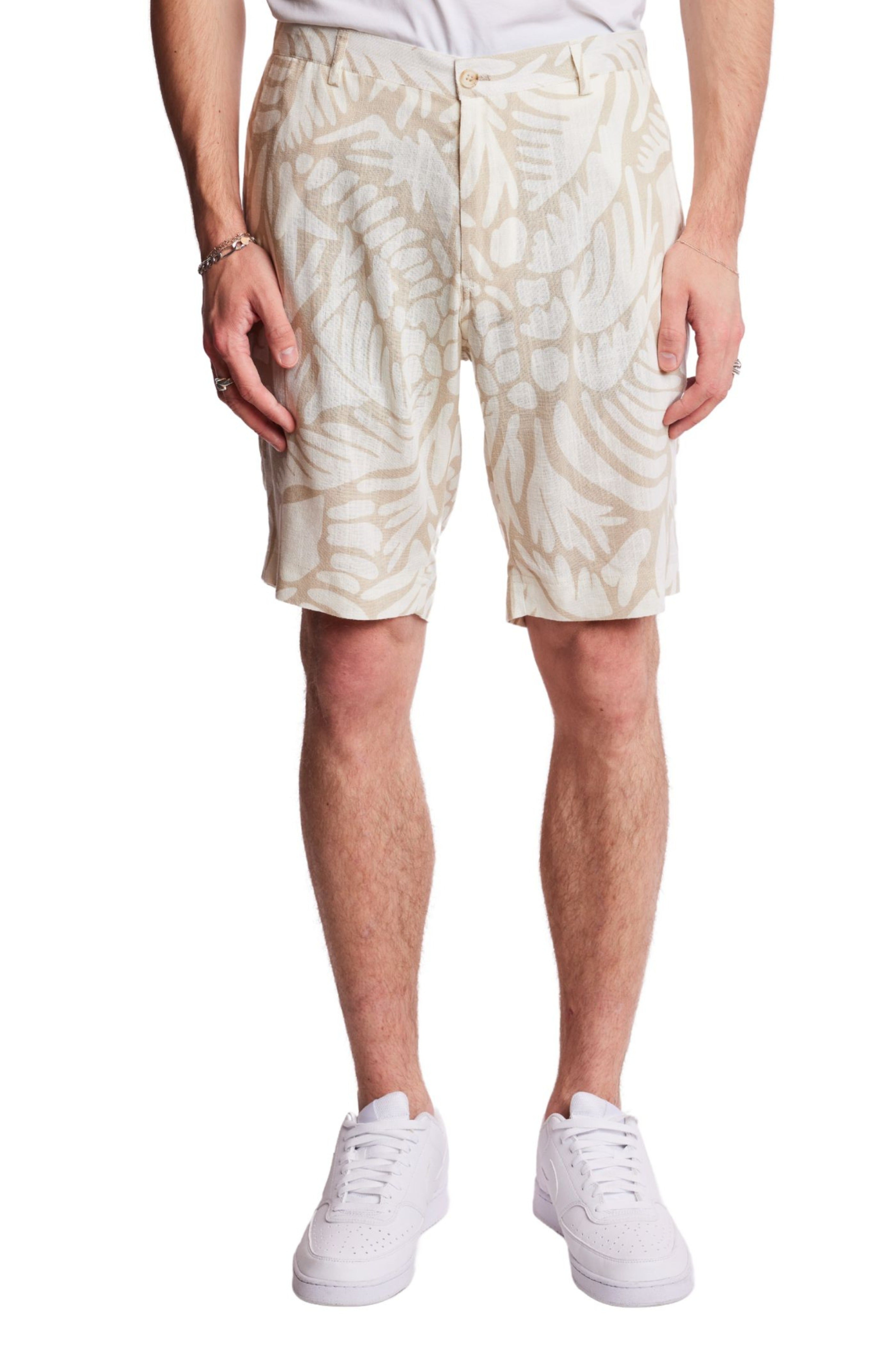 Felix Shorts - slim - Tan & Cream