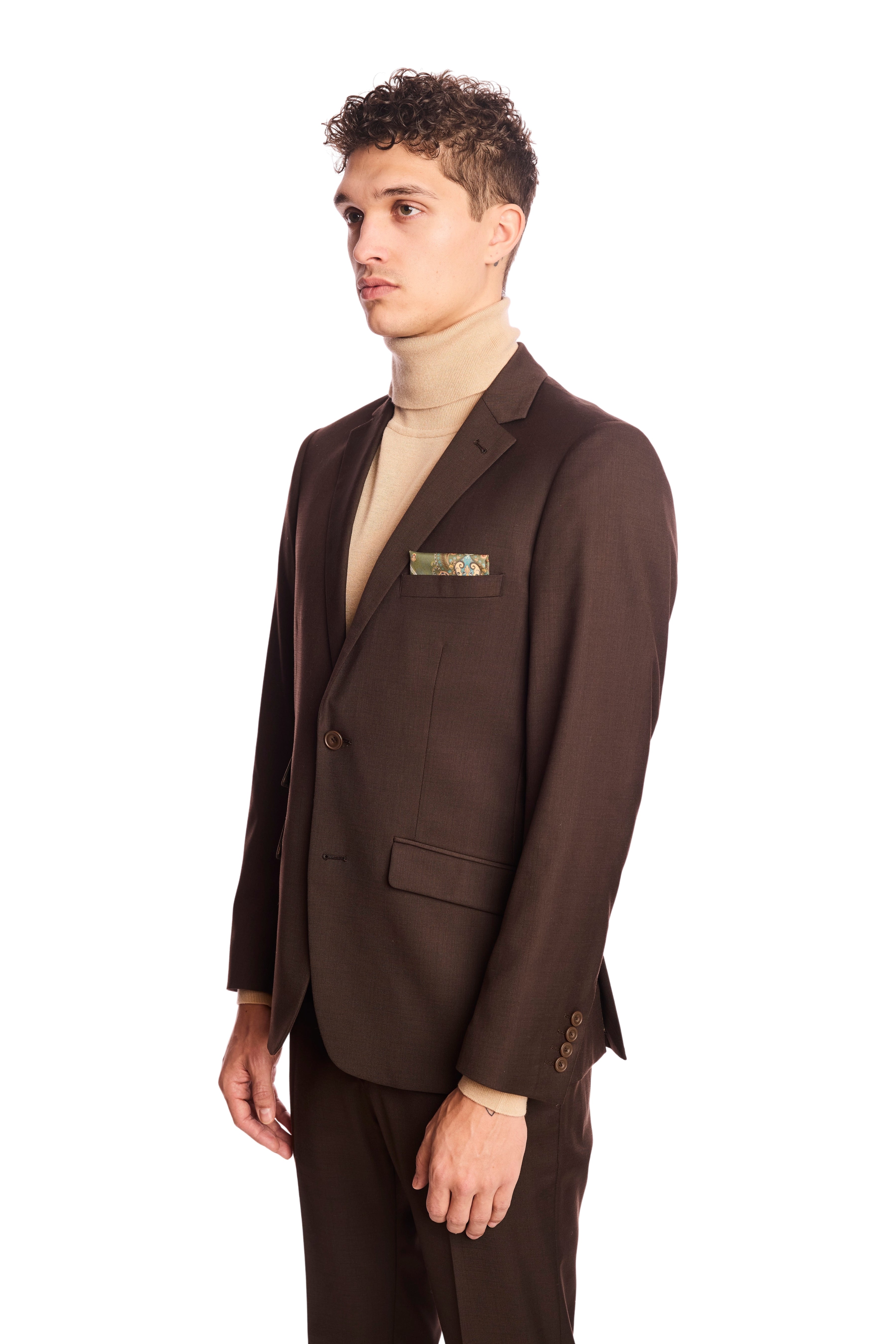 Dover Notch Jacket - slim - Dark Chocolate