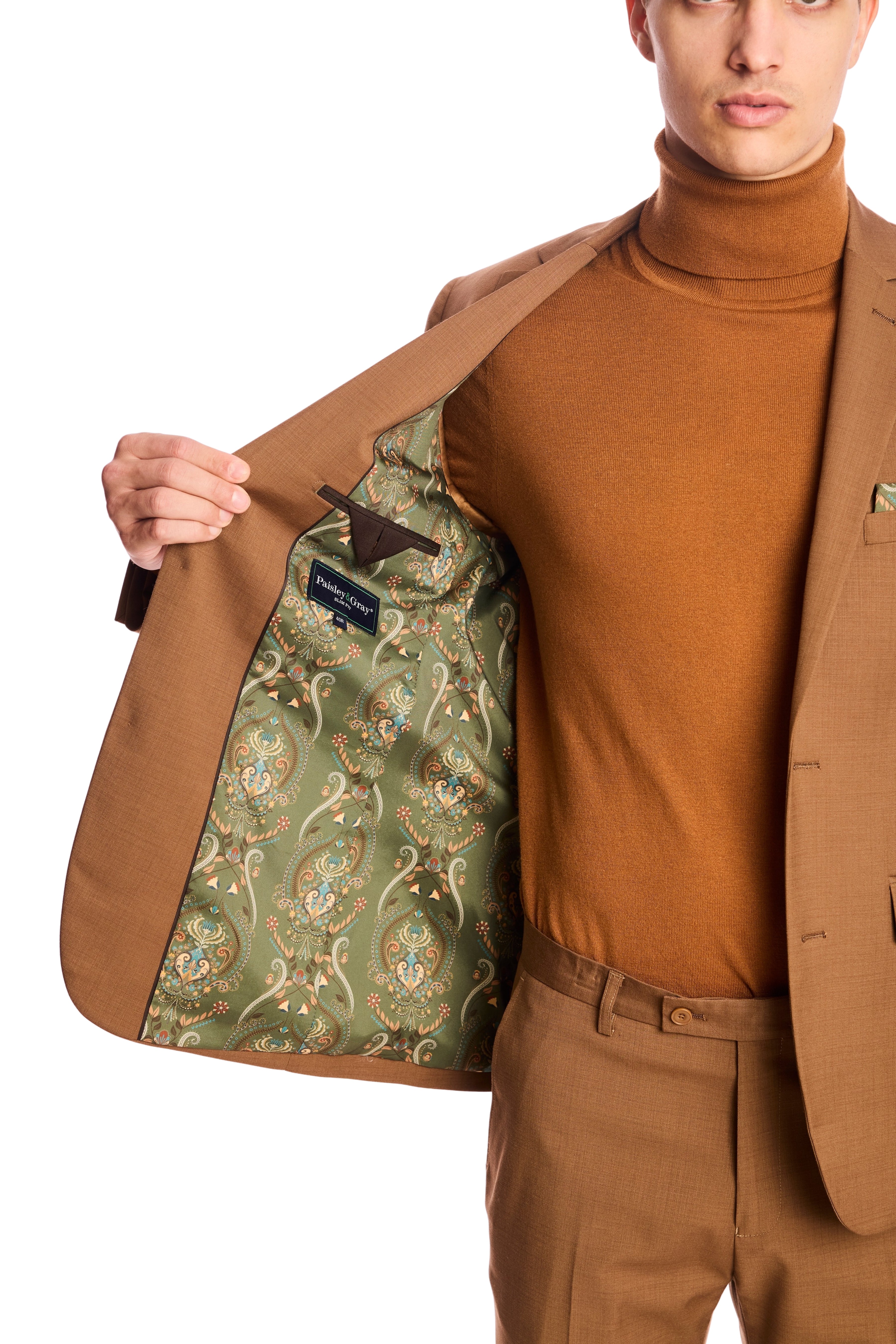 Dover Notch Jacket - slim - Deep Tan