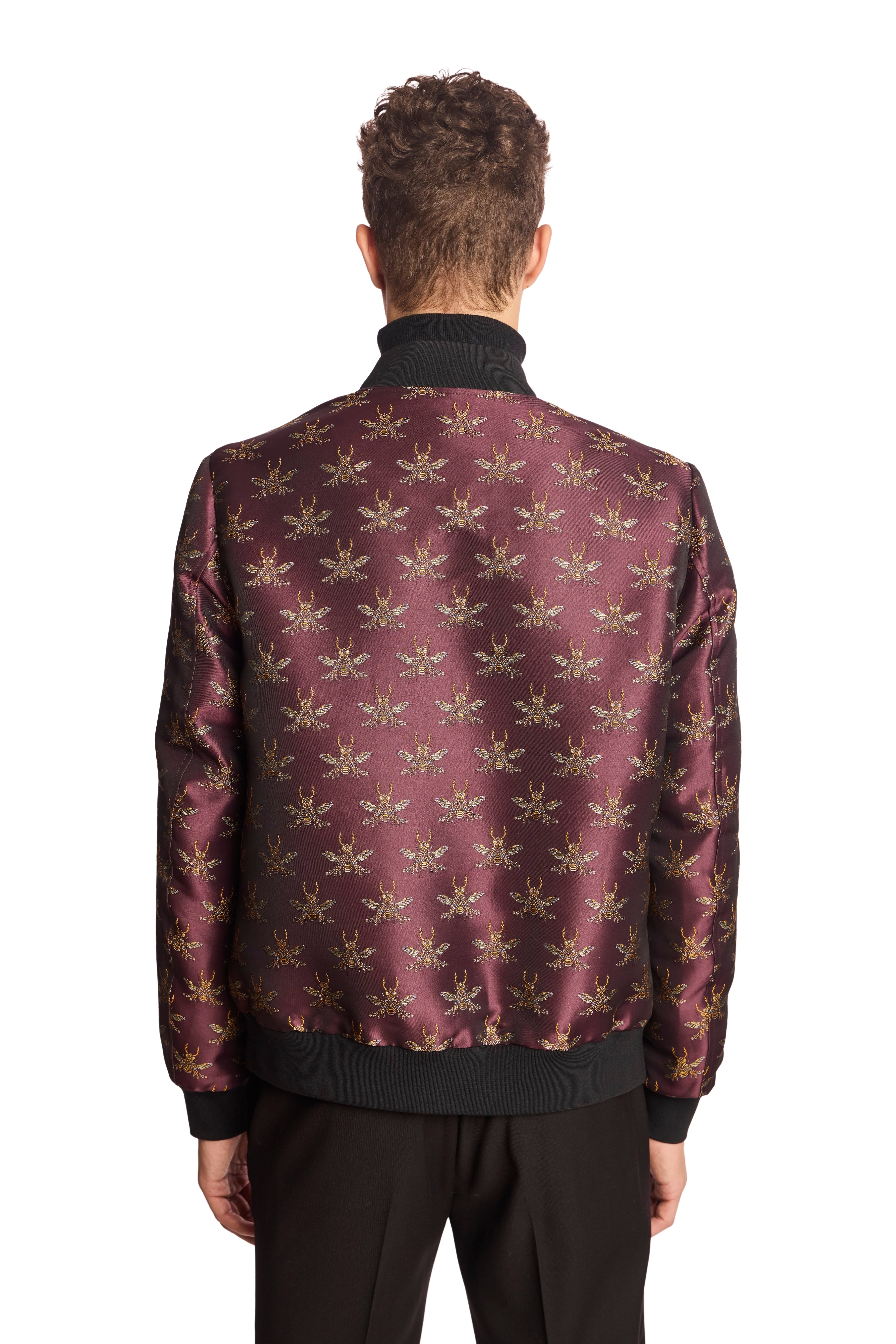 Hyde Bomber Jacket - Cherry Lacquer Bee
