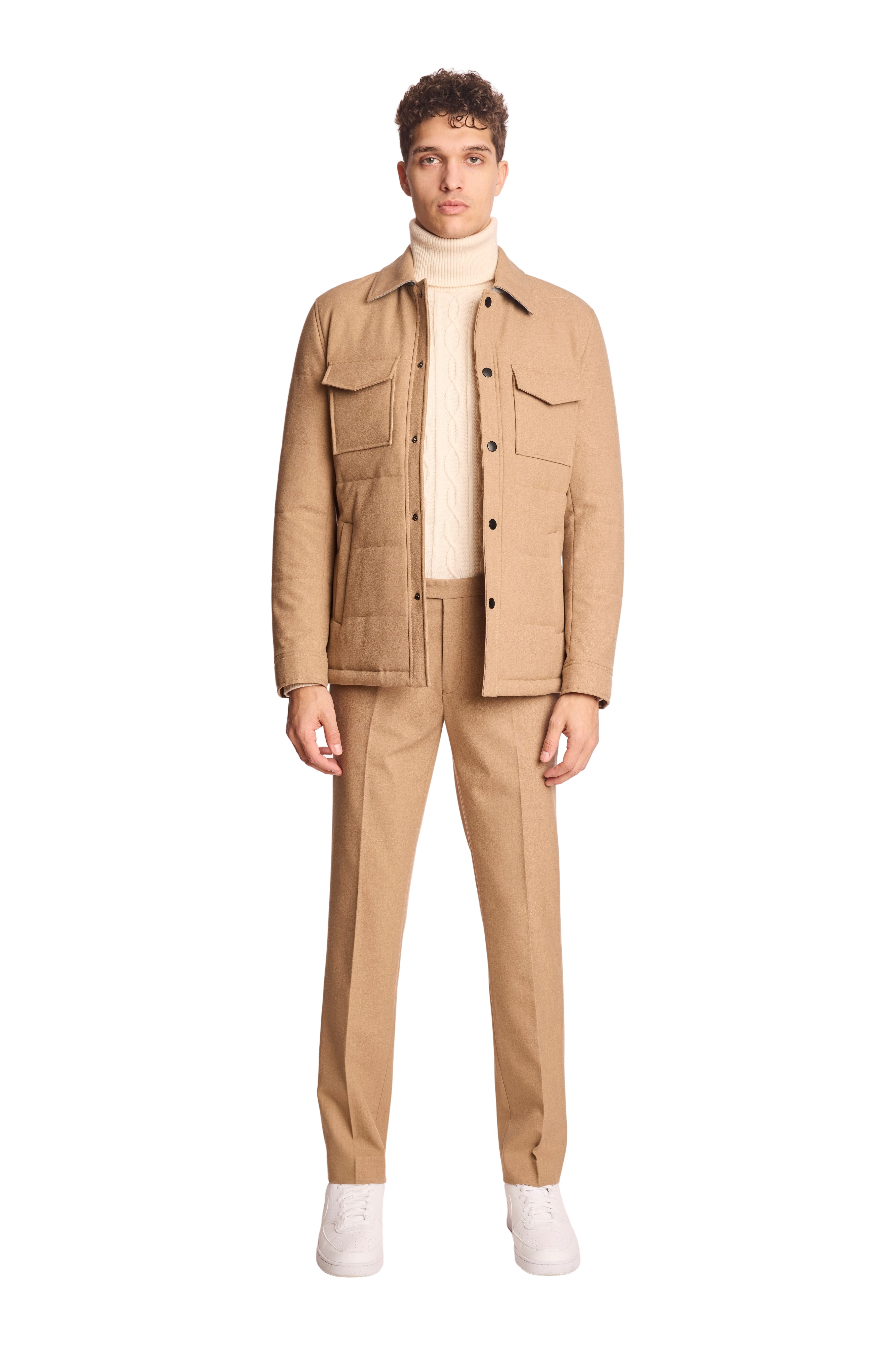 Quincy Quilted Jacket - Light Camel