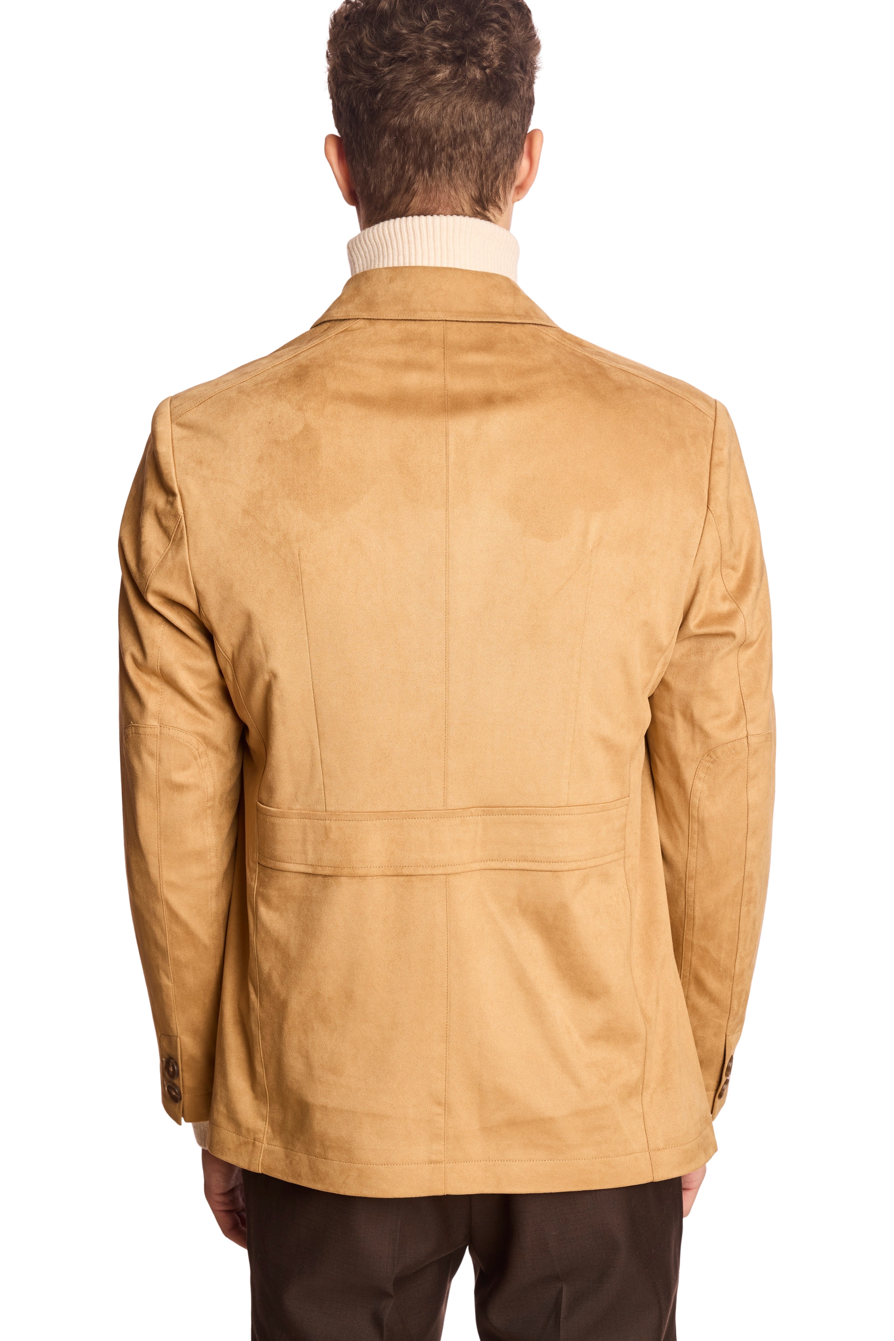 New City Button Up Jacket - Chamois Microsuede