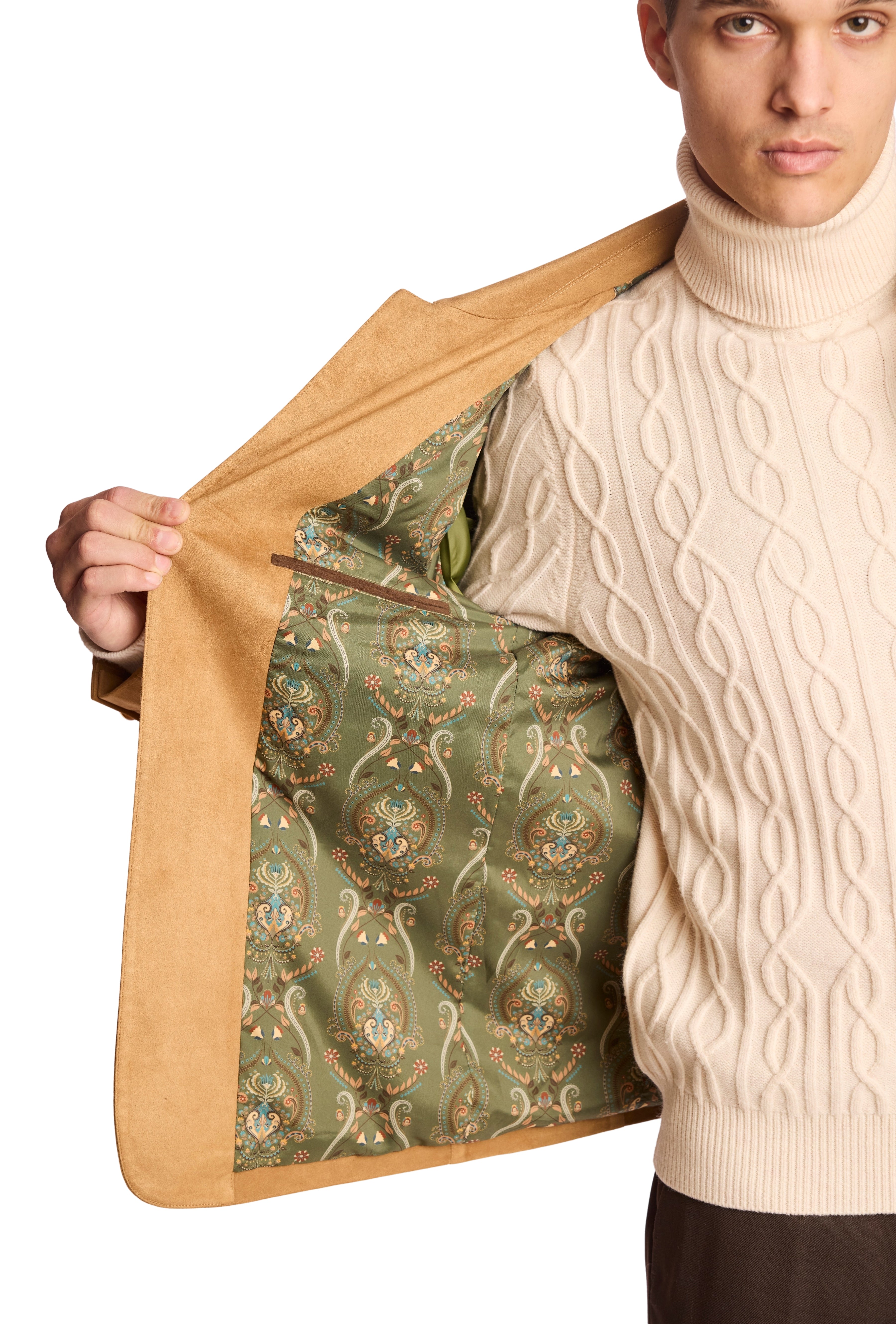 New City Button Up Jacket - Chamois Microsuede