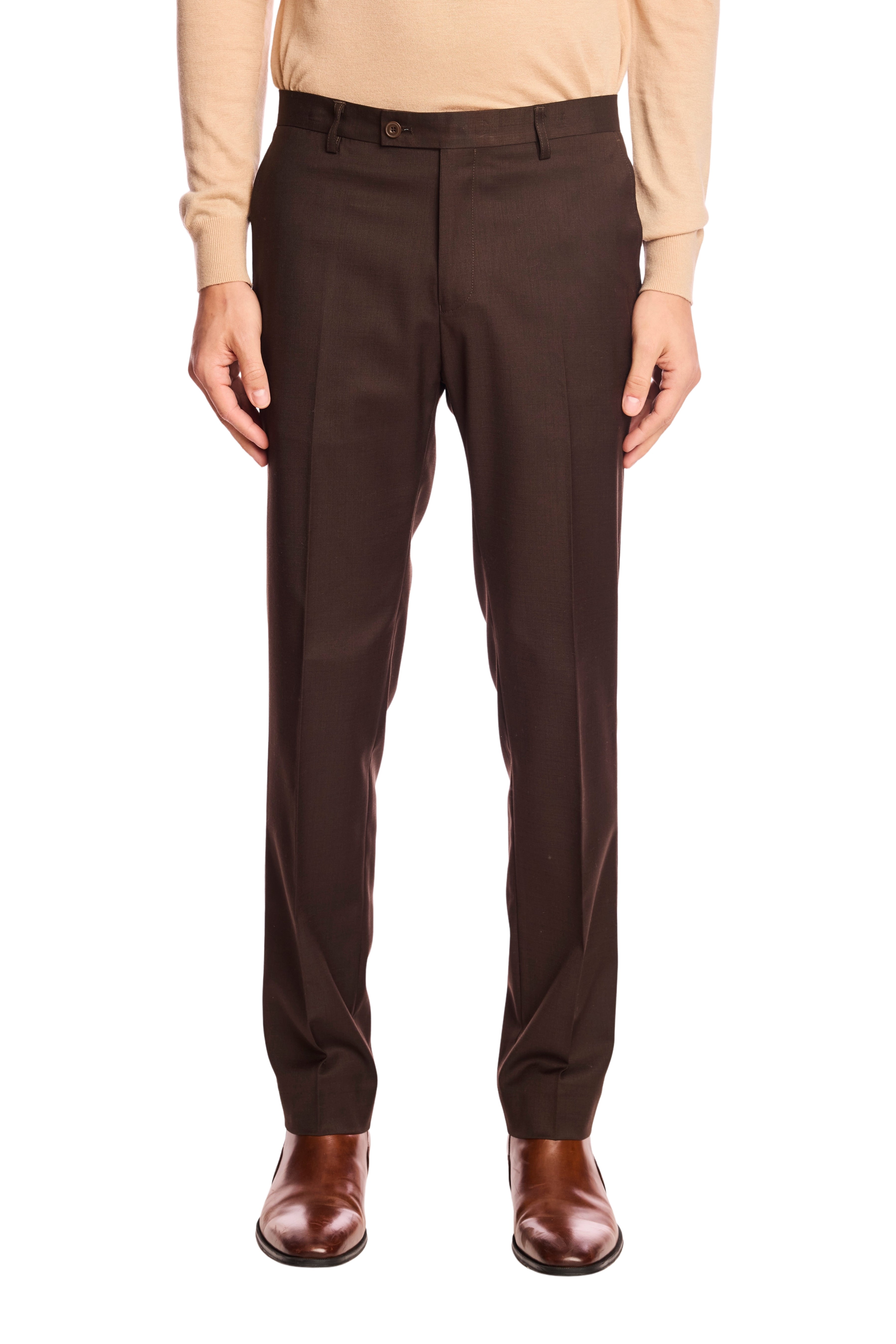 Downing pants - slim - Dark Chocolate