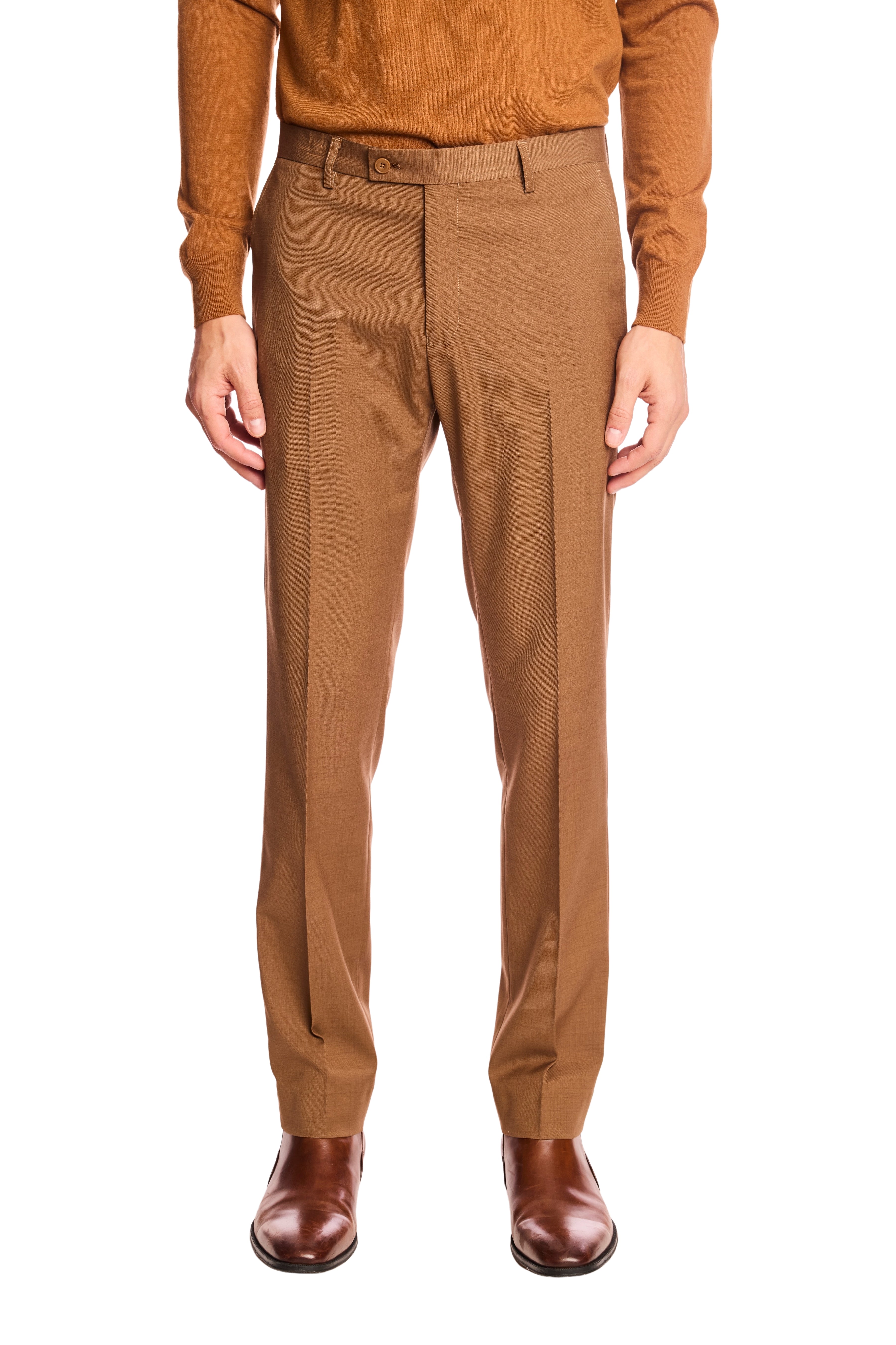 Downing pants - slim - Deep Tan