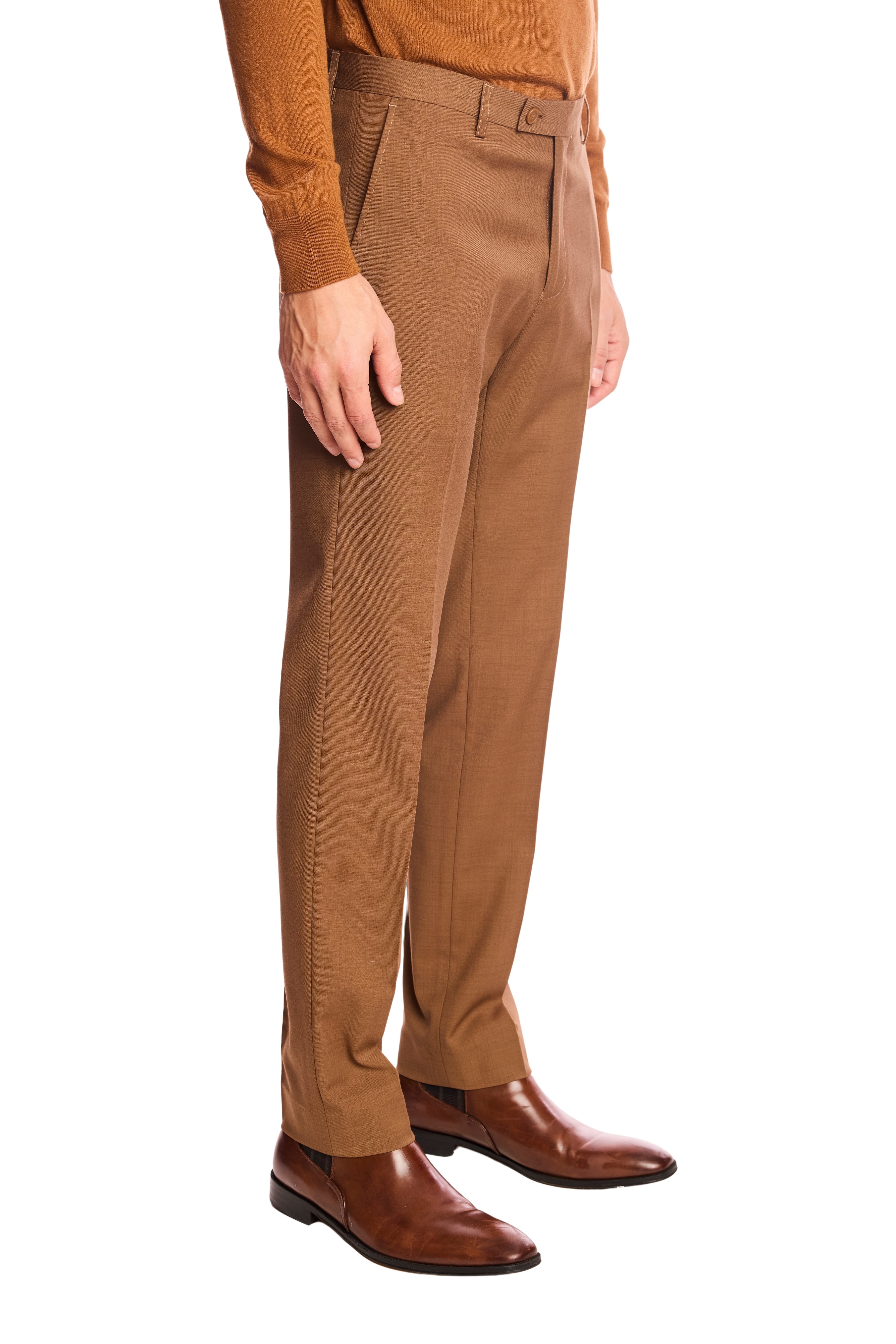 Downing pants - slim - Deep Tan