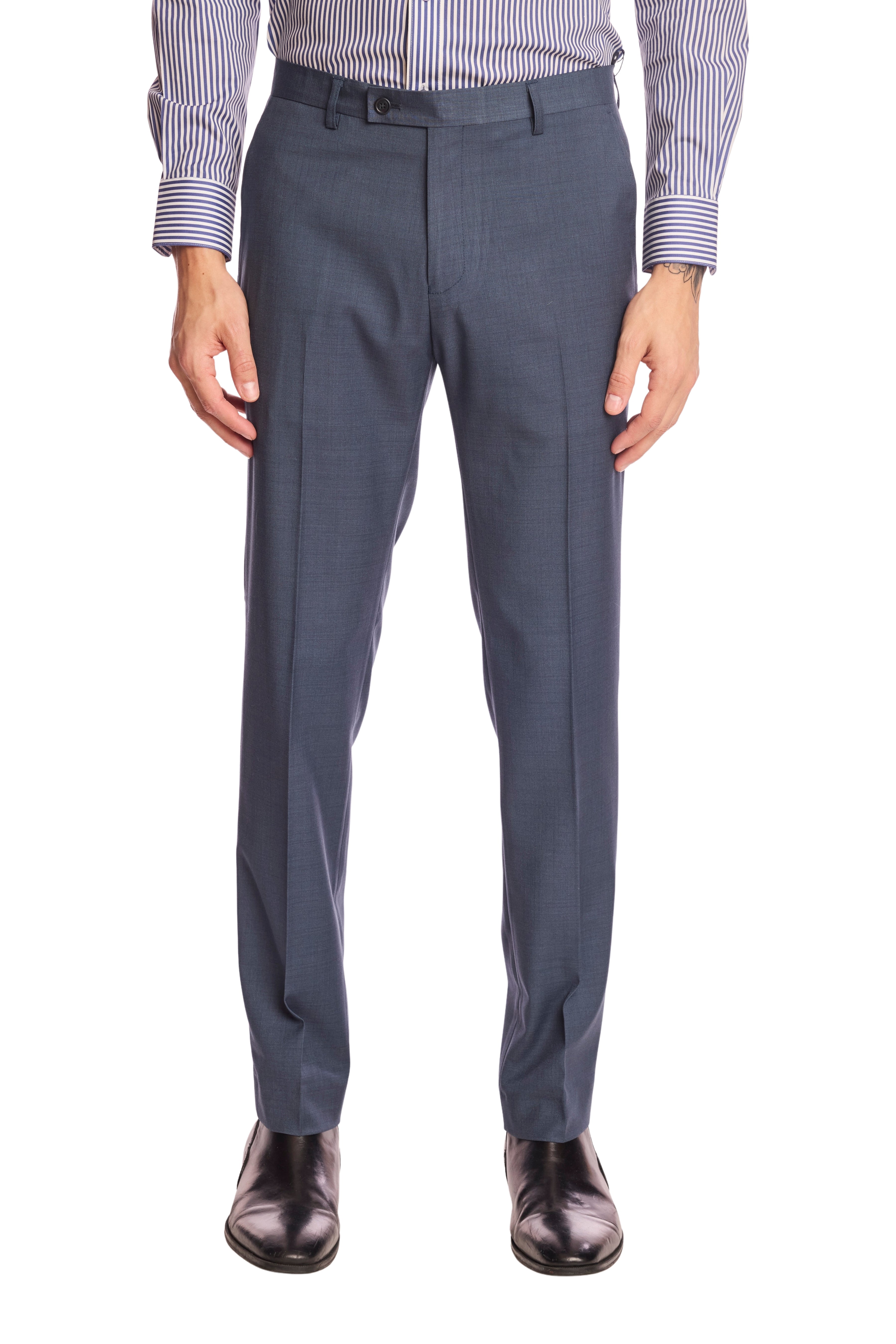 Downing pants - slim - Dark Grey Blue