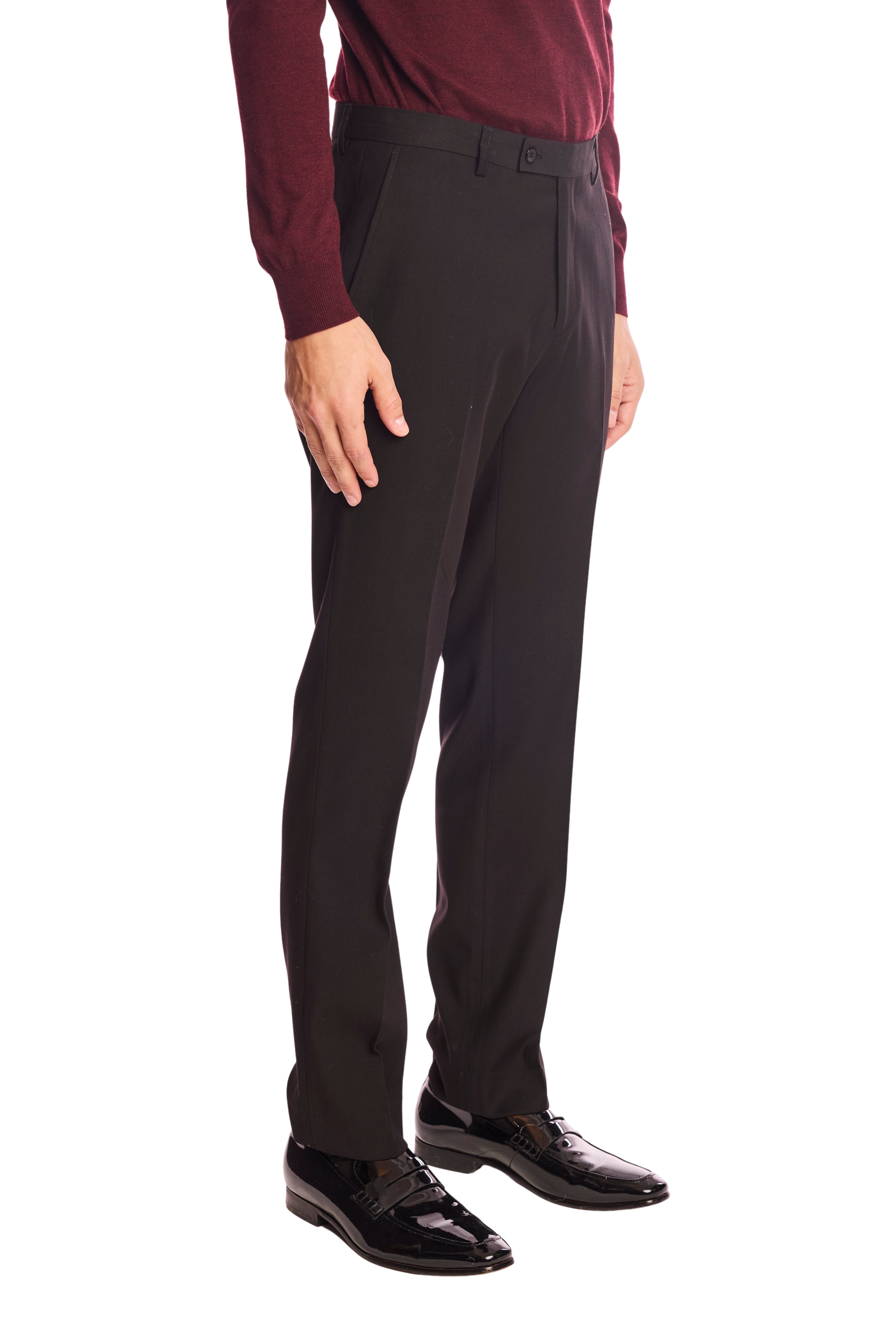 Downing pants - slim - Black Twill