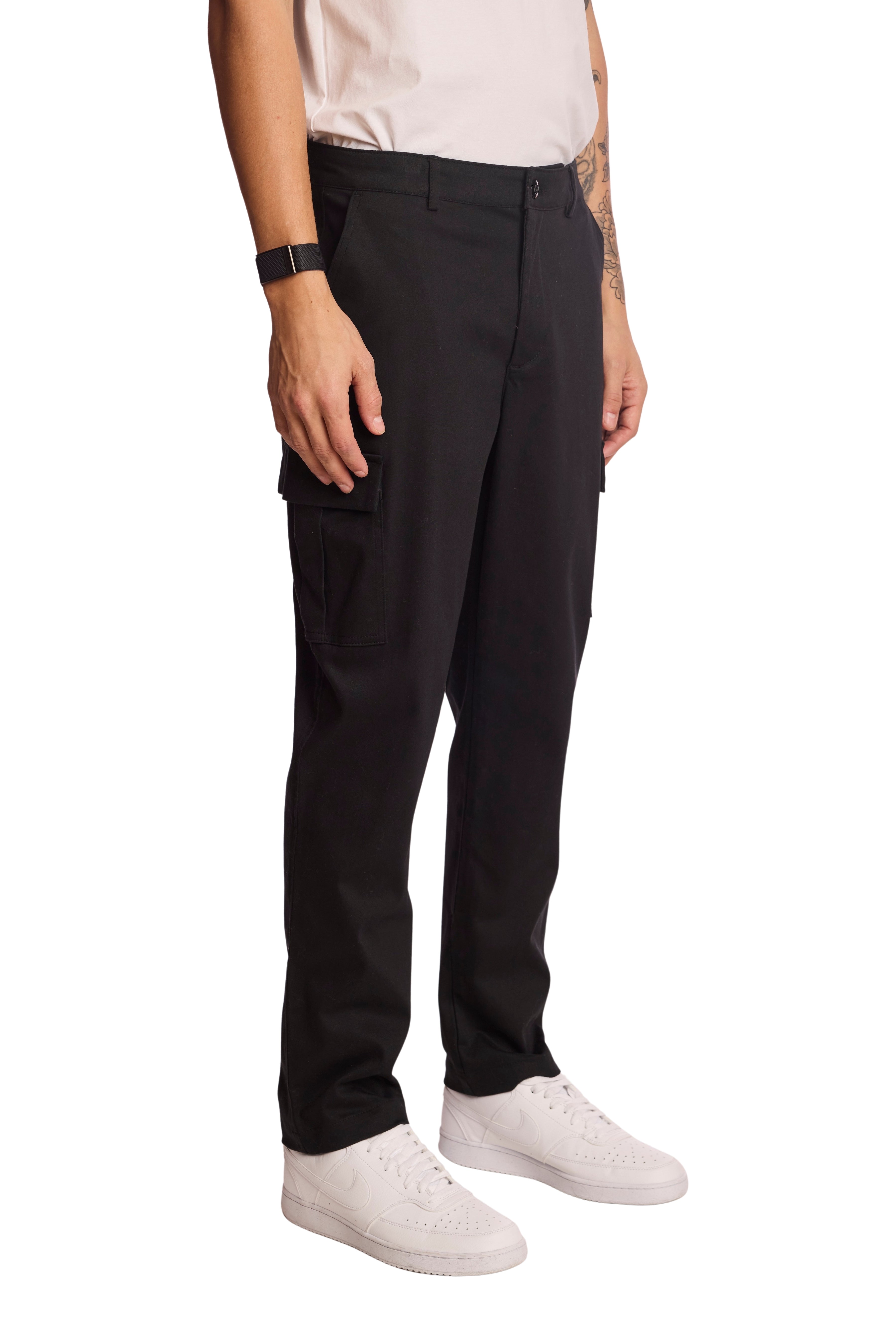 Cargo Pants - slim - Black