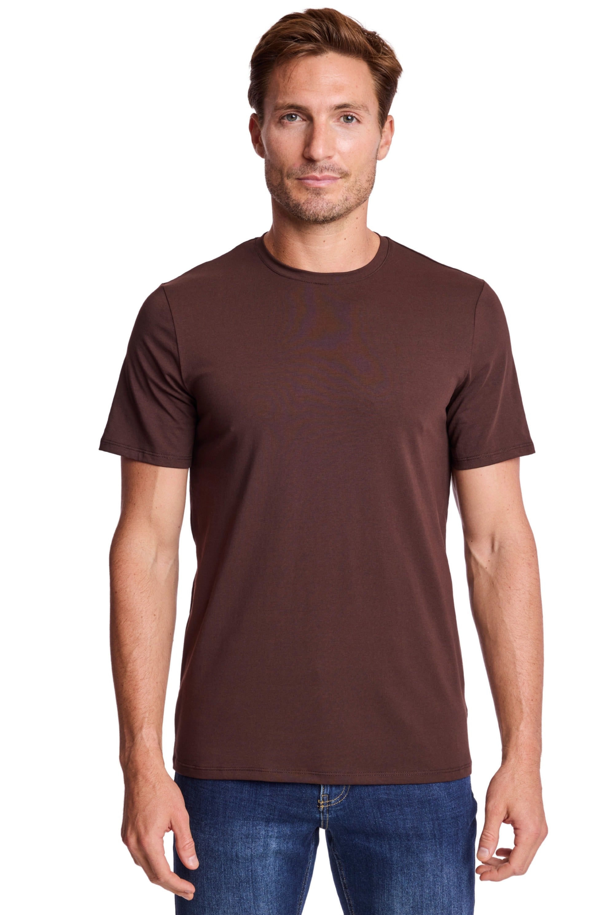 Lucas Crew T - Dark Brown