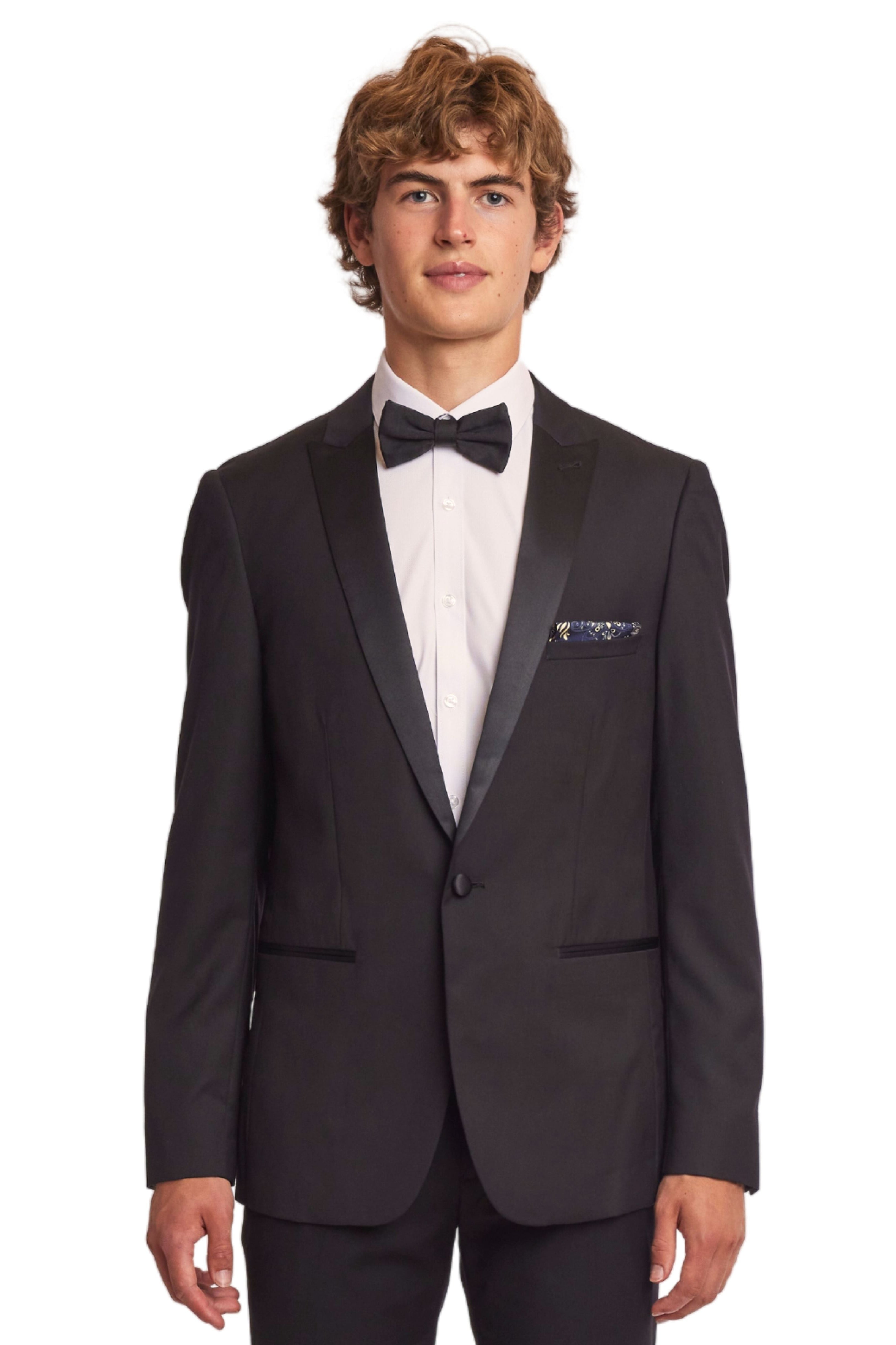 Grosvenor Peak Tux Jacket - slim - Black Stretch