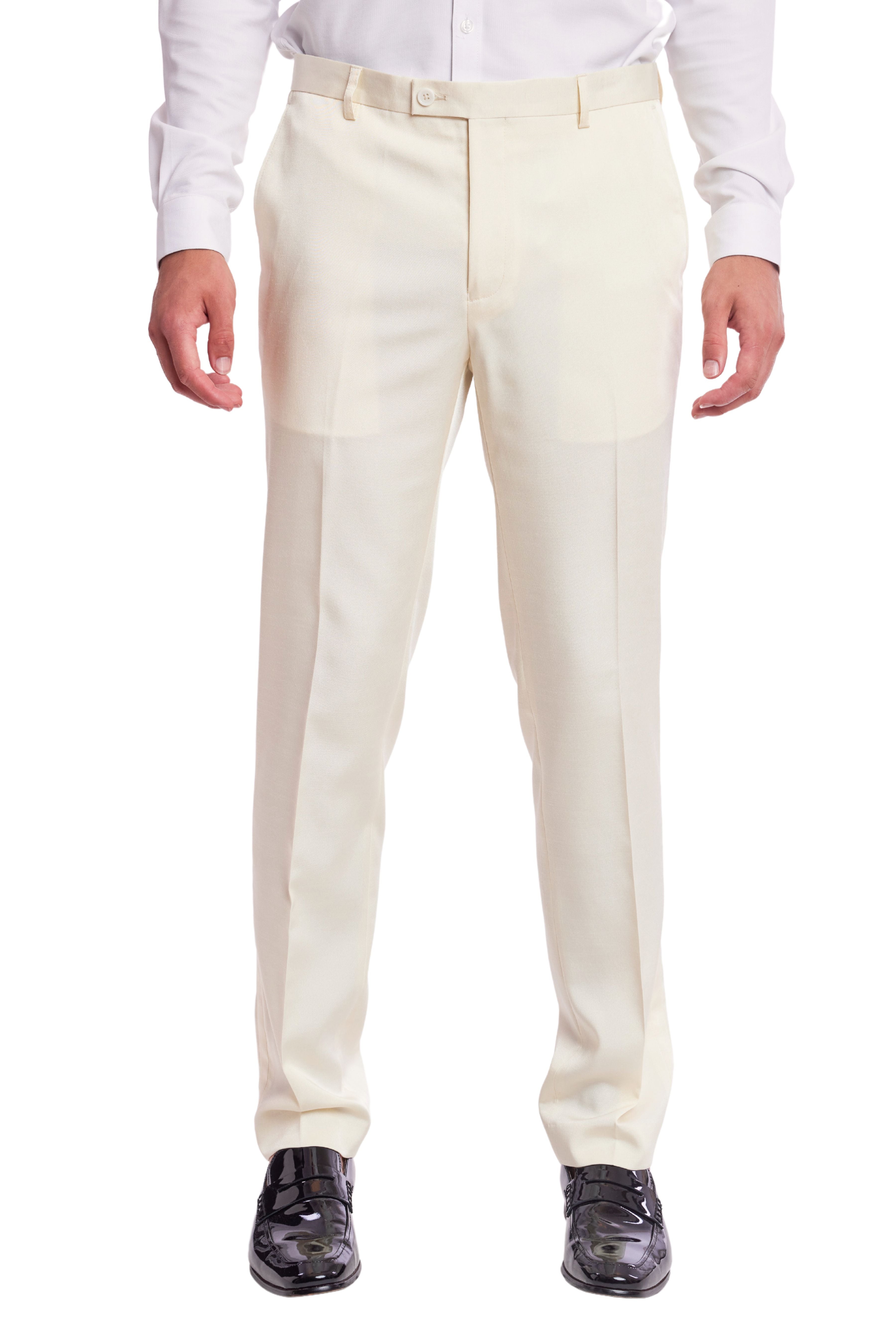 Sloane Tuxedo Pants - slim - Ivory