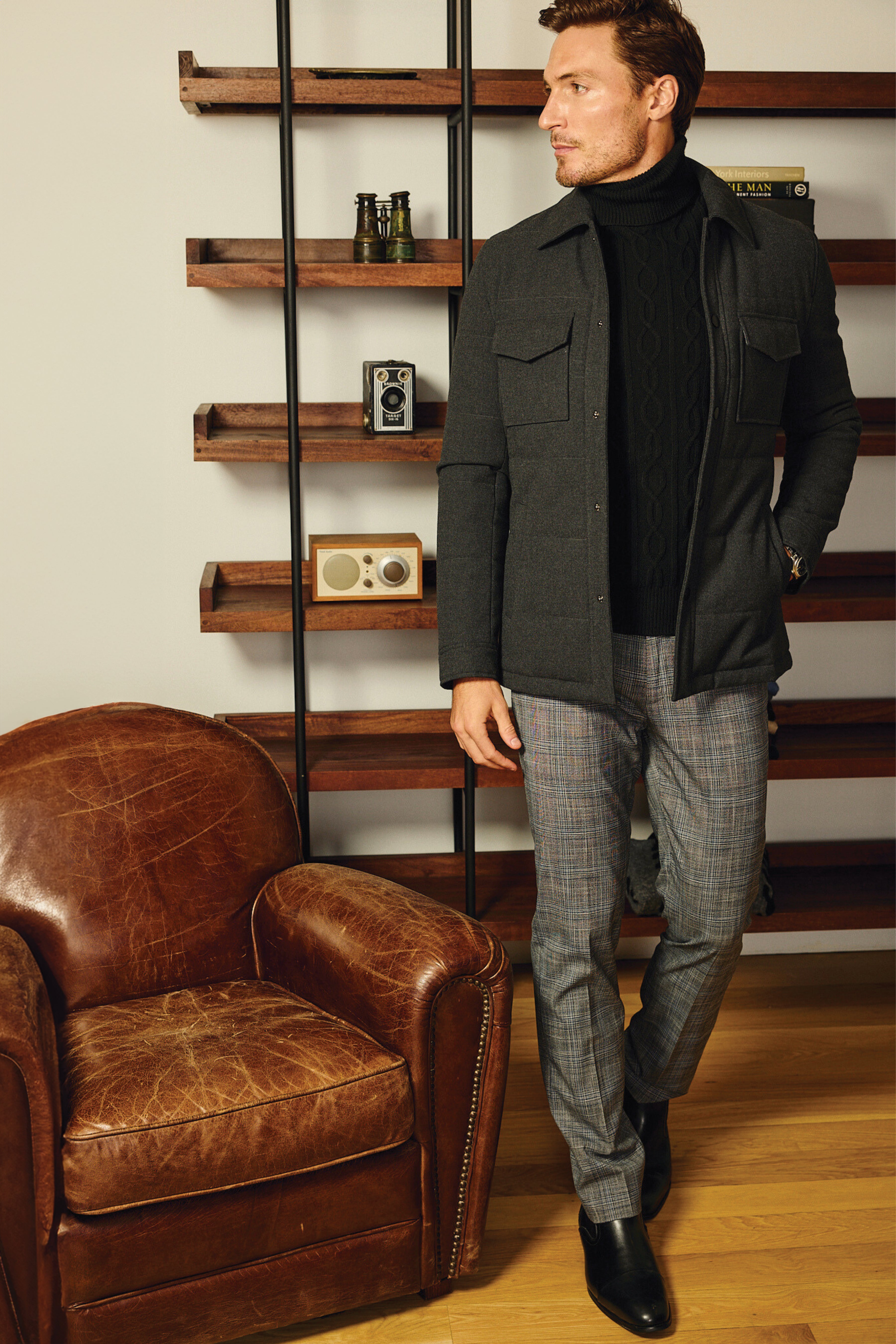 Quincy Quilted Jacket - Charcoal Grey