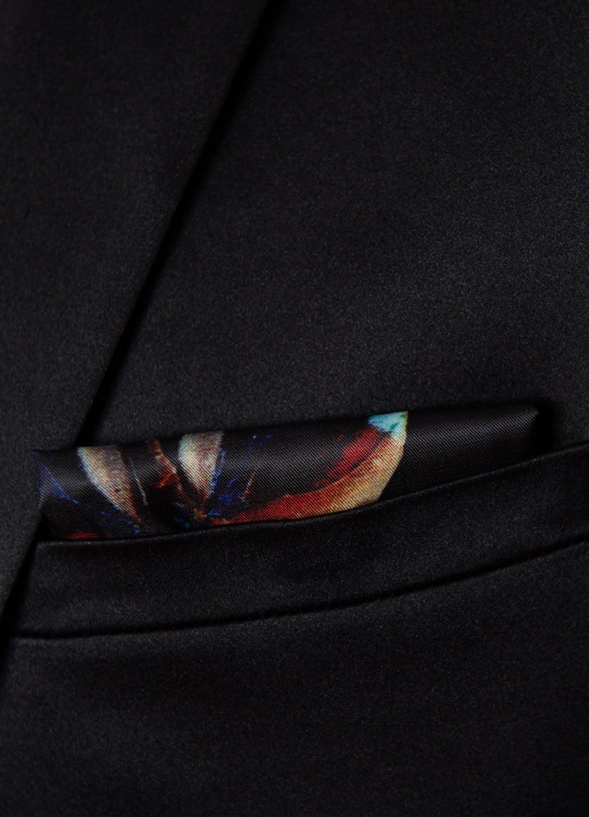Baxter Peak Tuxedo Jacket - Skinny - Black Satin