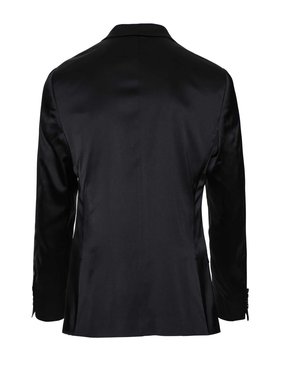 Baxter Peak Tuxedo Jacket - Skinny - Black Satin