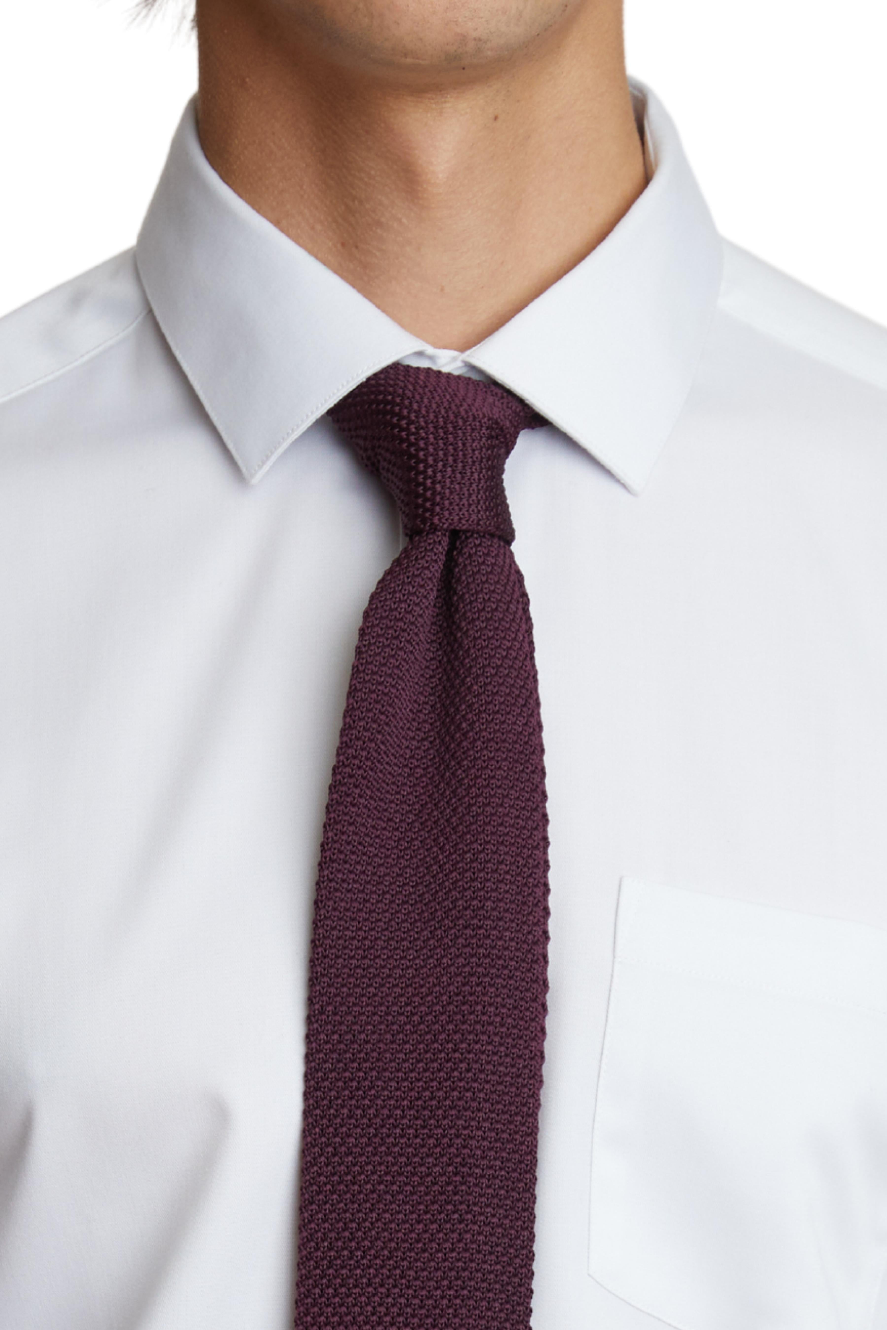Stanley Knit Tie - Wine