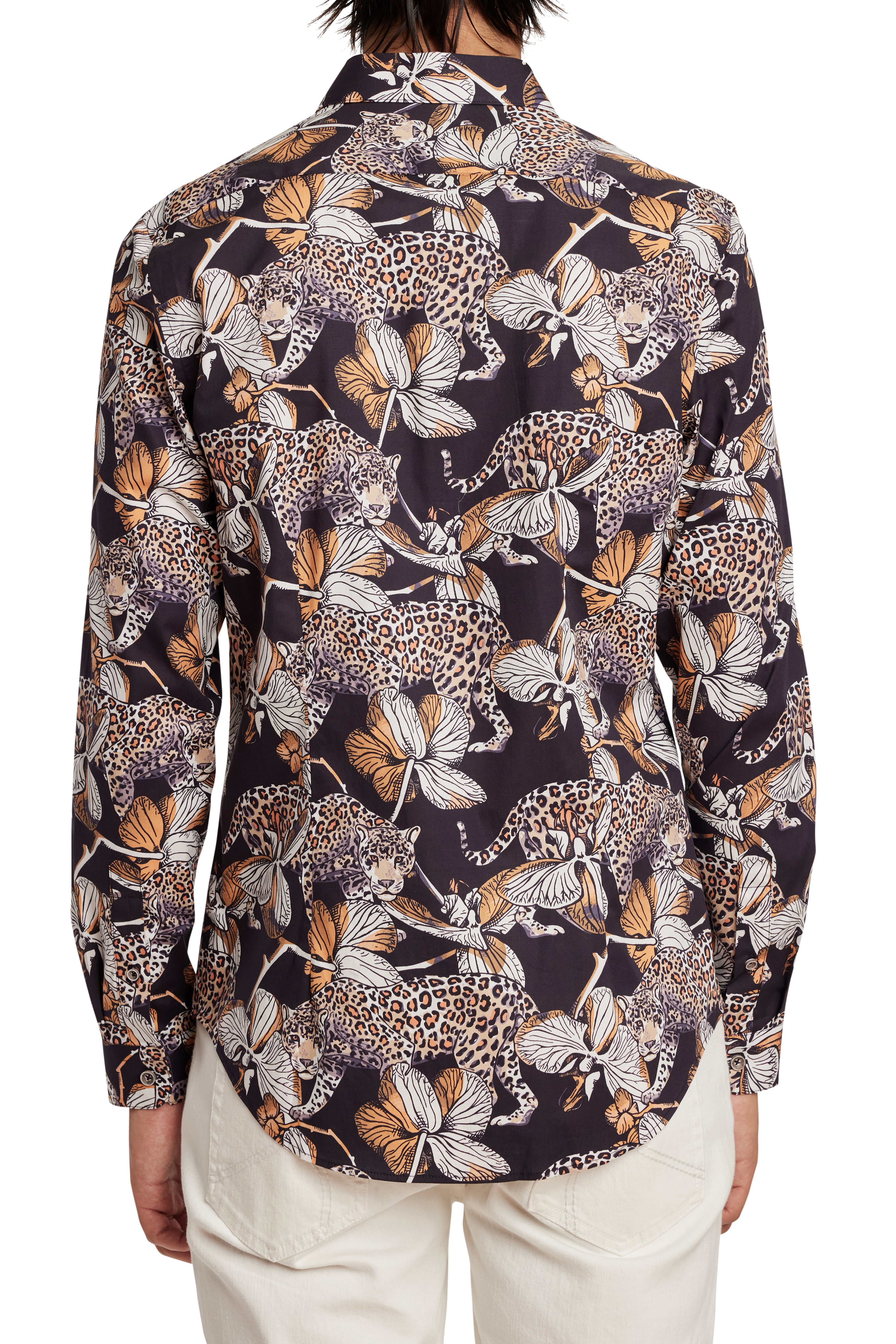 Samuel Spread Collar Shirt - Leopards