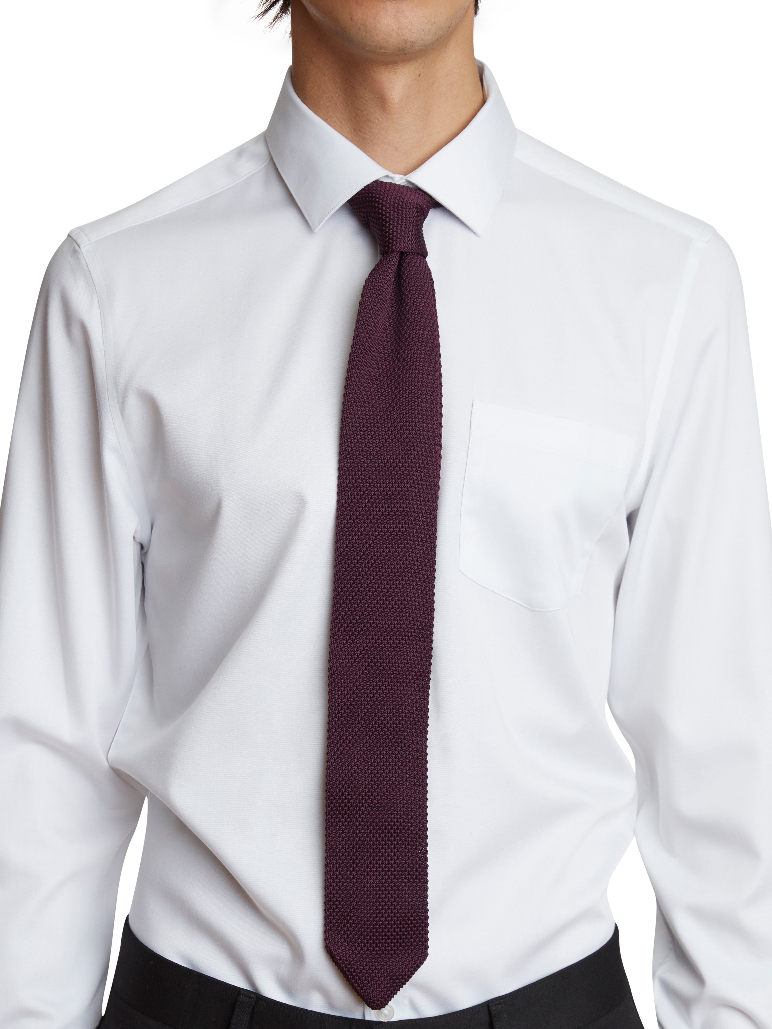 Stanley Knit Tie - Wine