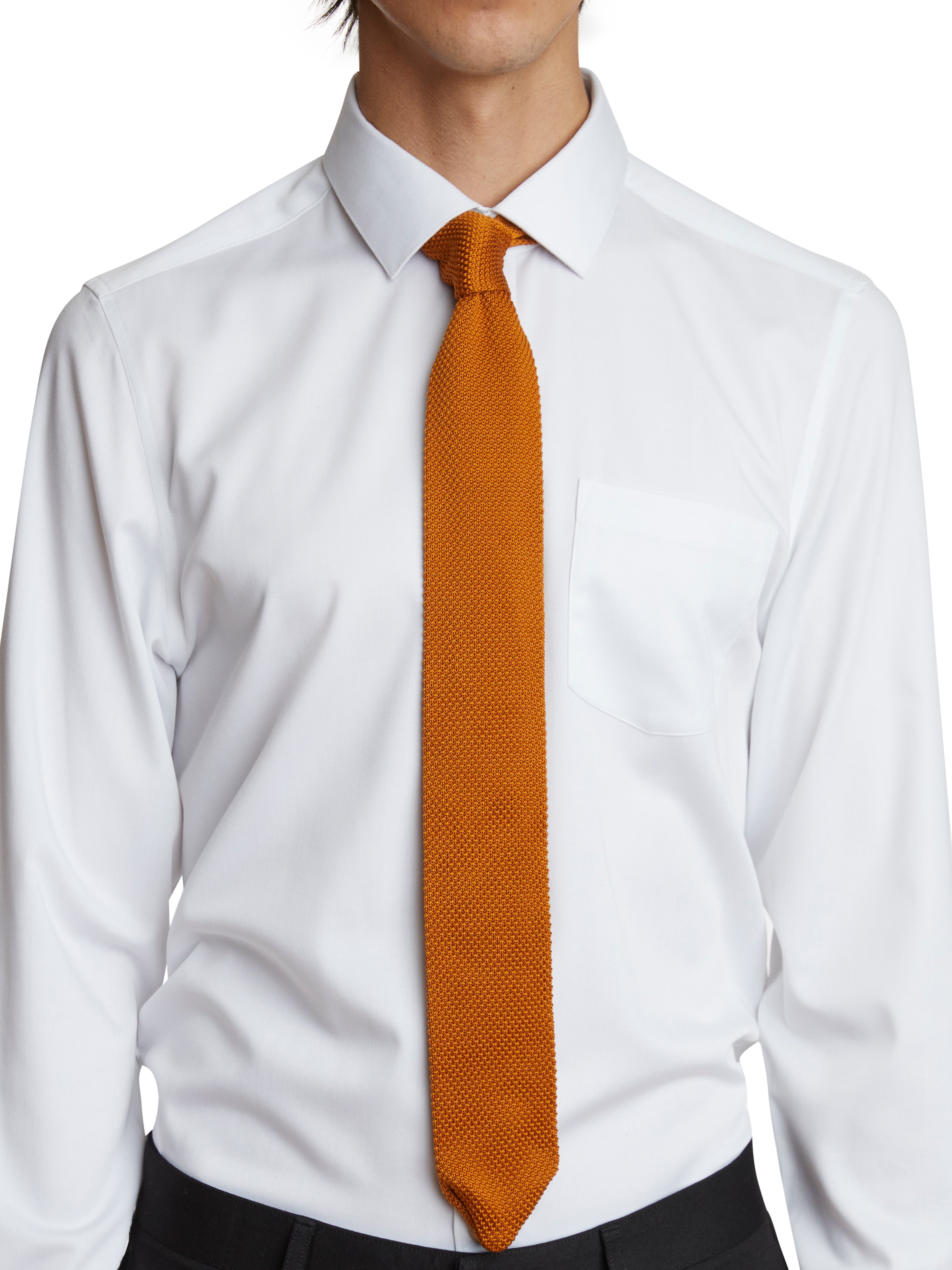 Stanley Knit Tie - Gingerbread