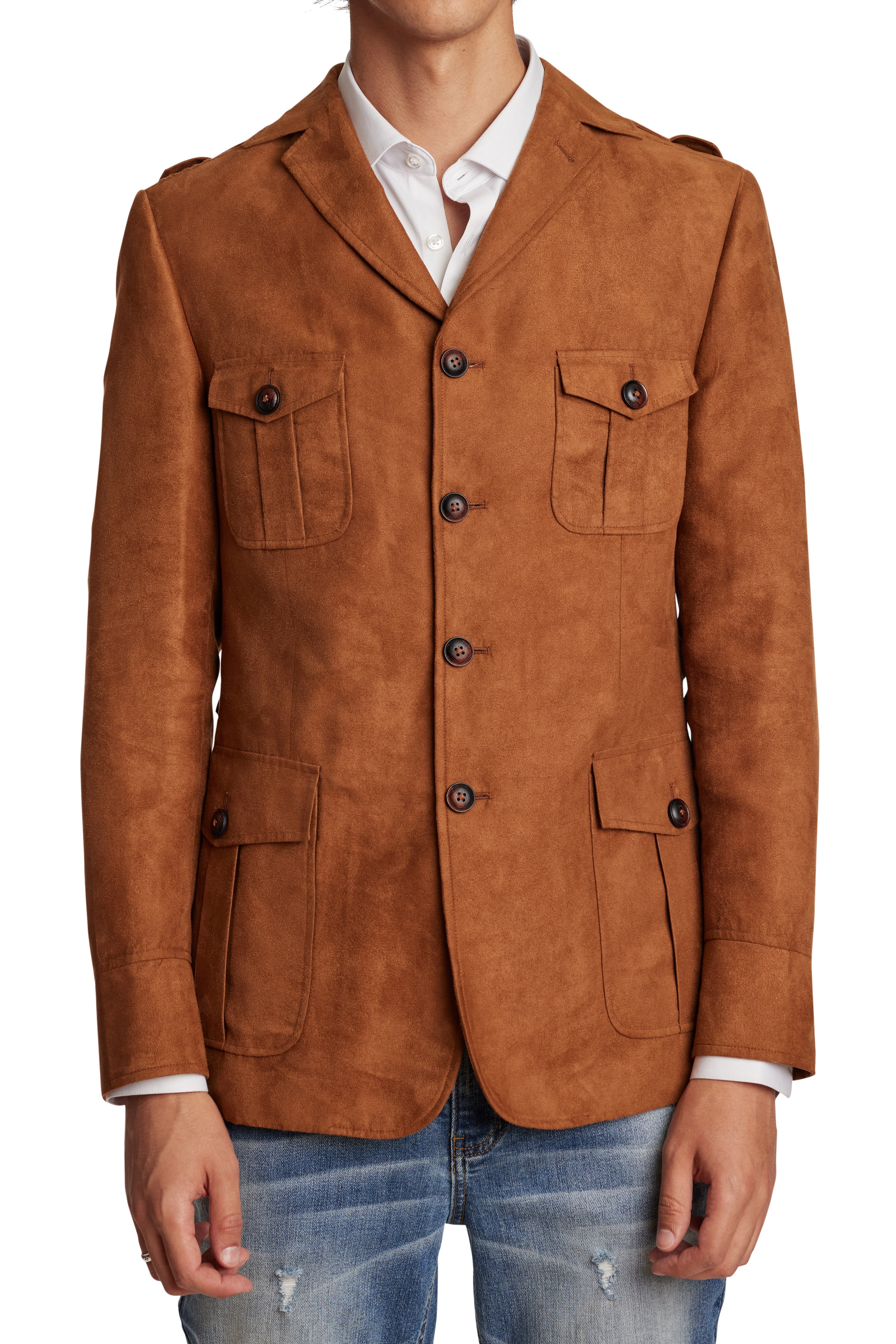 Earnest Utility Jacket - Slim - Cognac