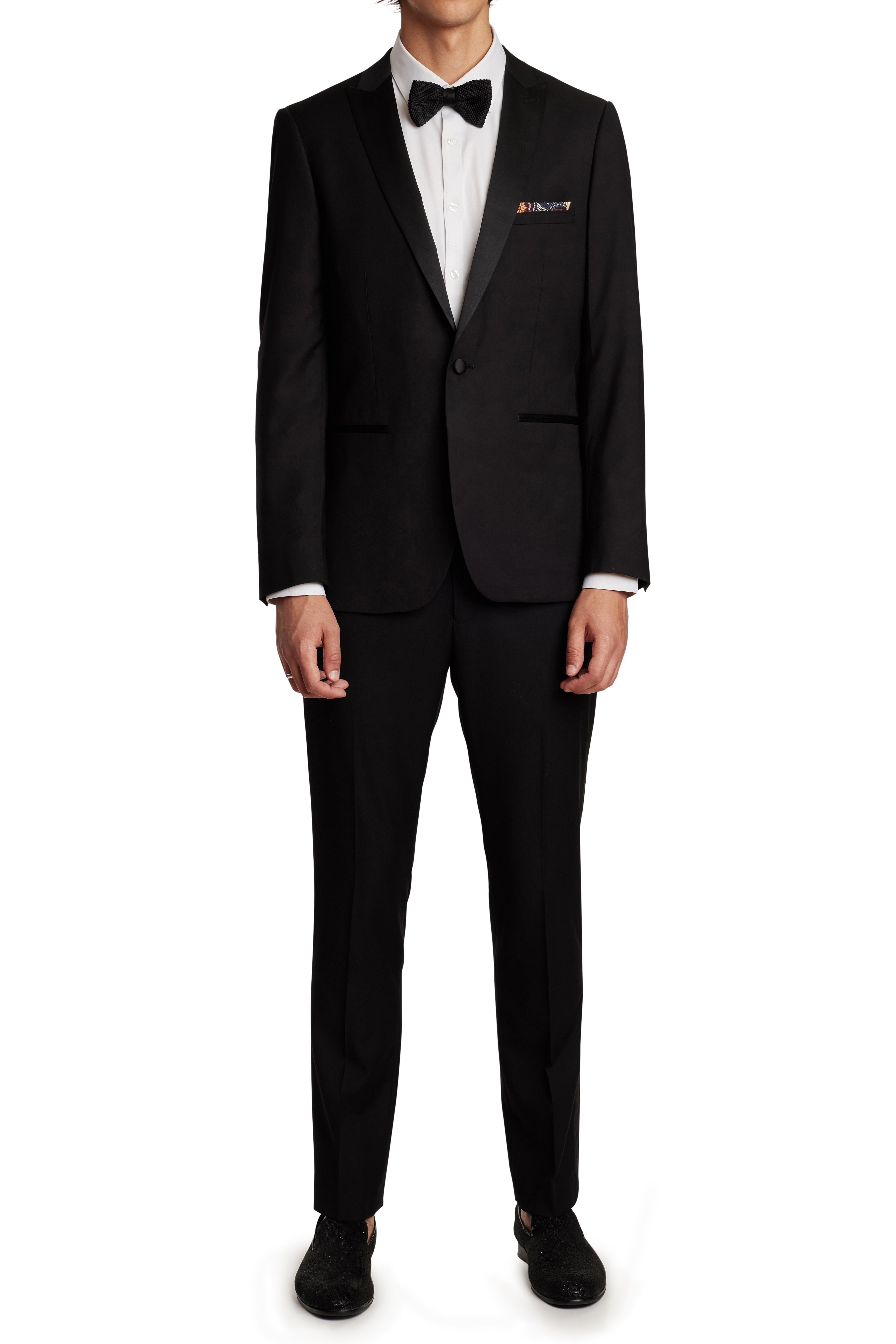 Sloane Tuxedo Pants - Slim - Black