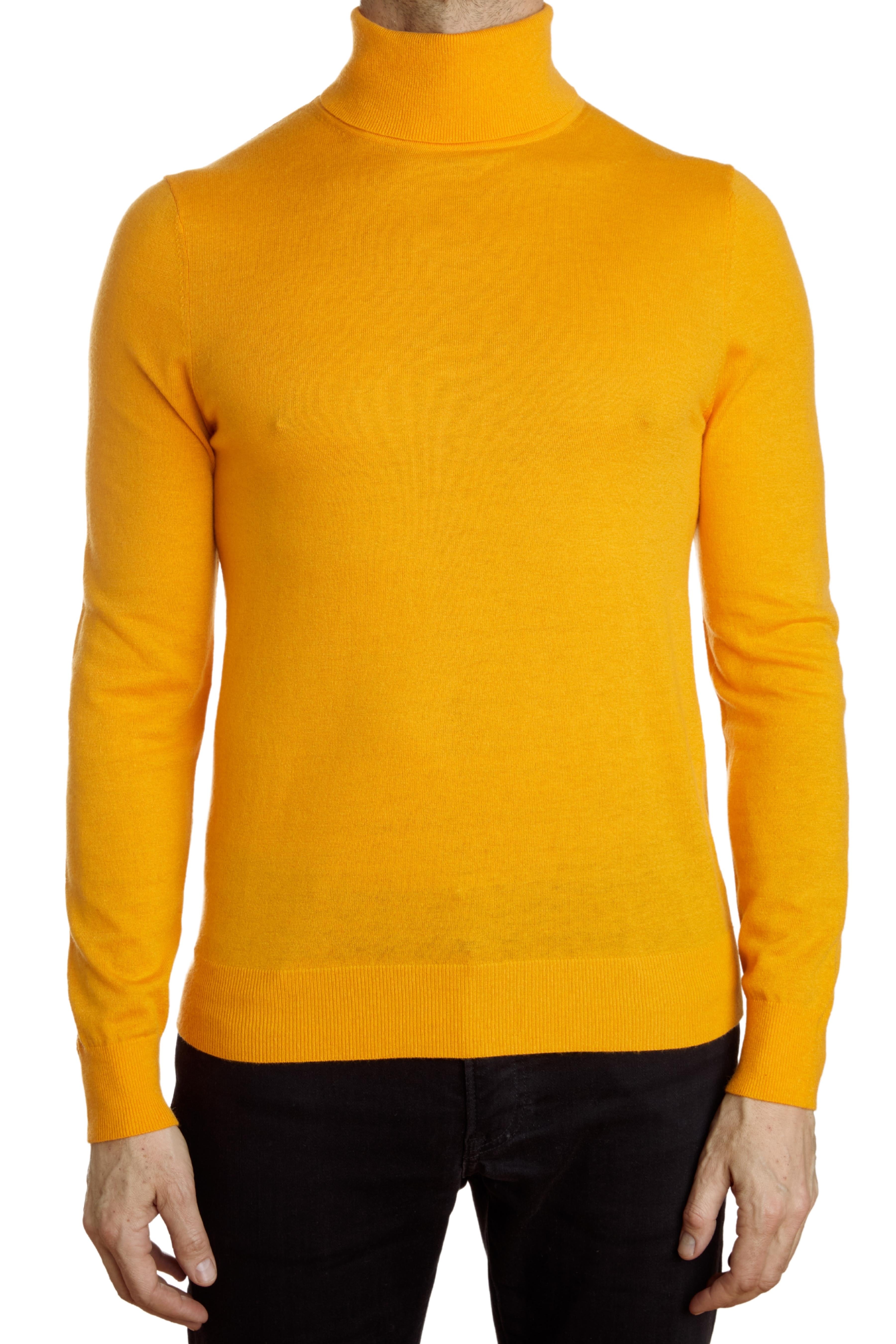 Fine Gauge Turtleneck - Honeycomb